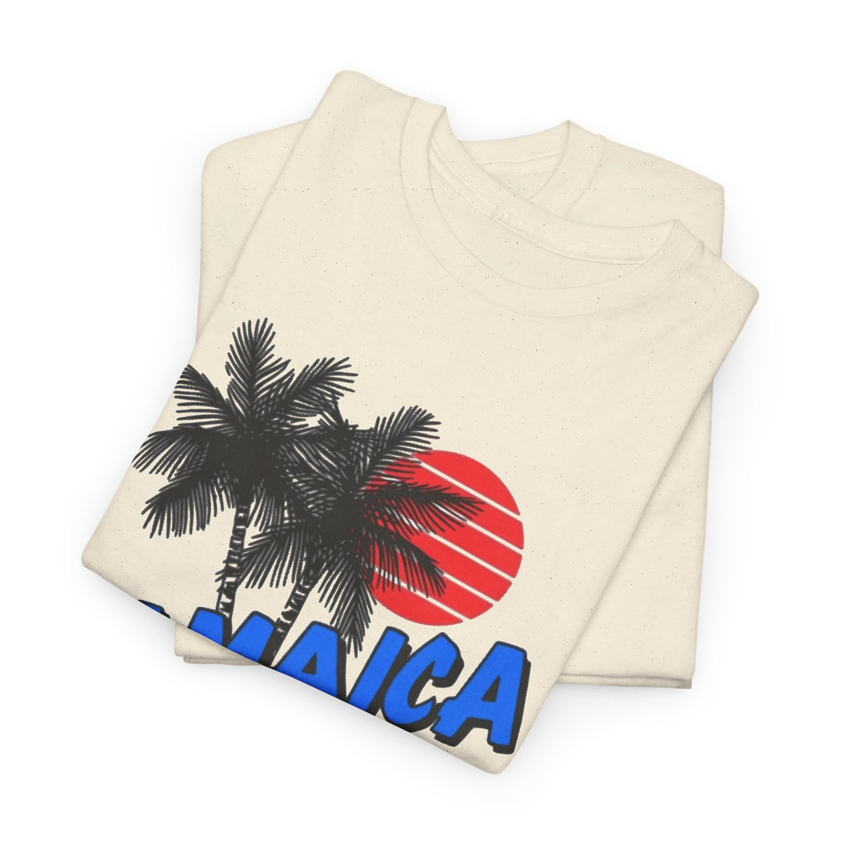 Jamaica Graphic T Shirt Men's Tropical Beach Retro Heavy Cotton Tee