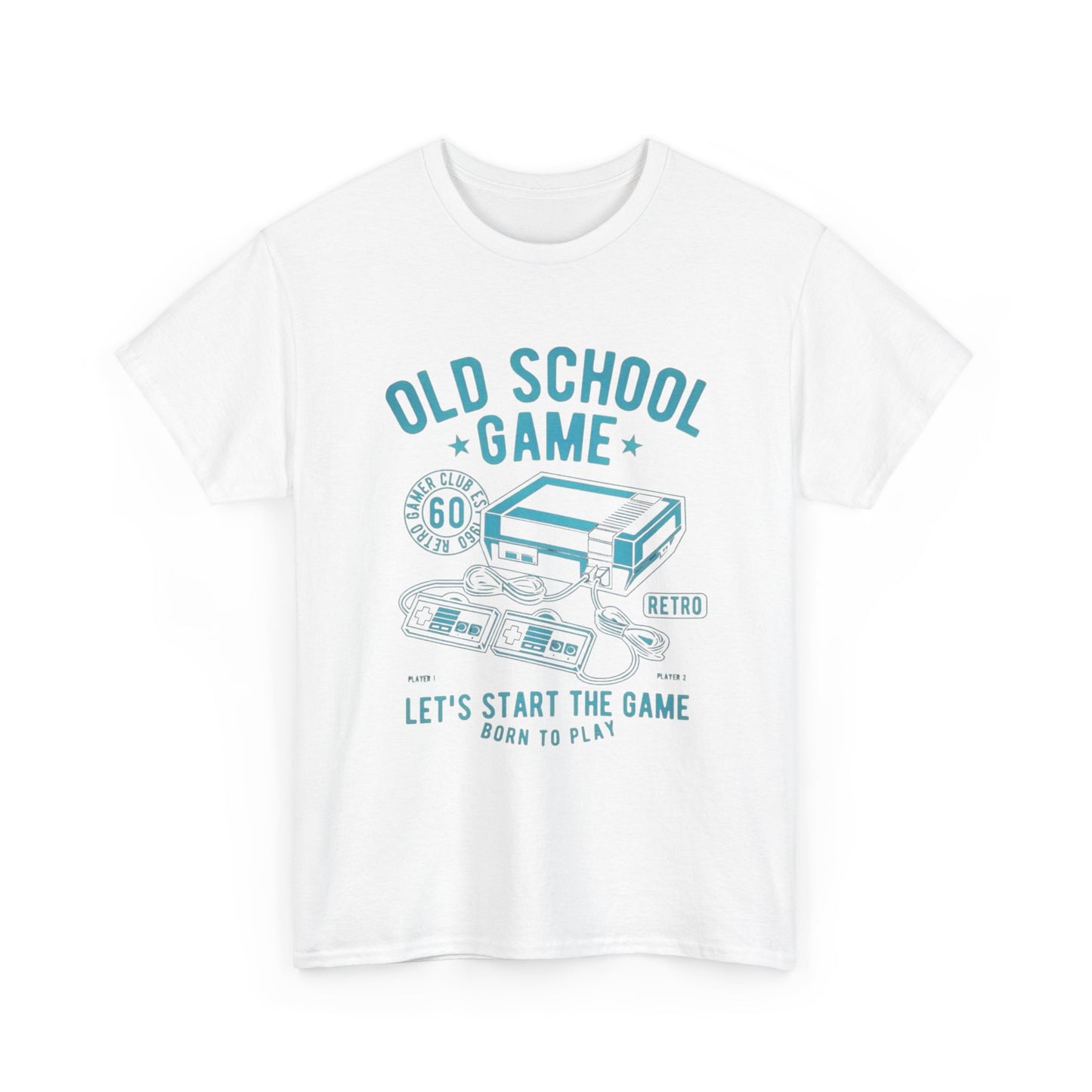 Old School Gaming Graphic T Shirt NEW ADULT Unisex Heavy Cotton Tee