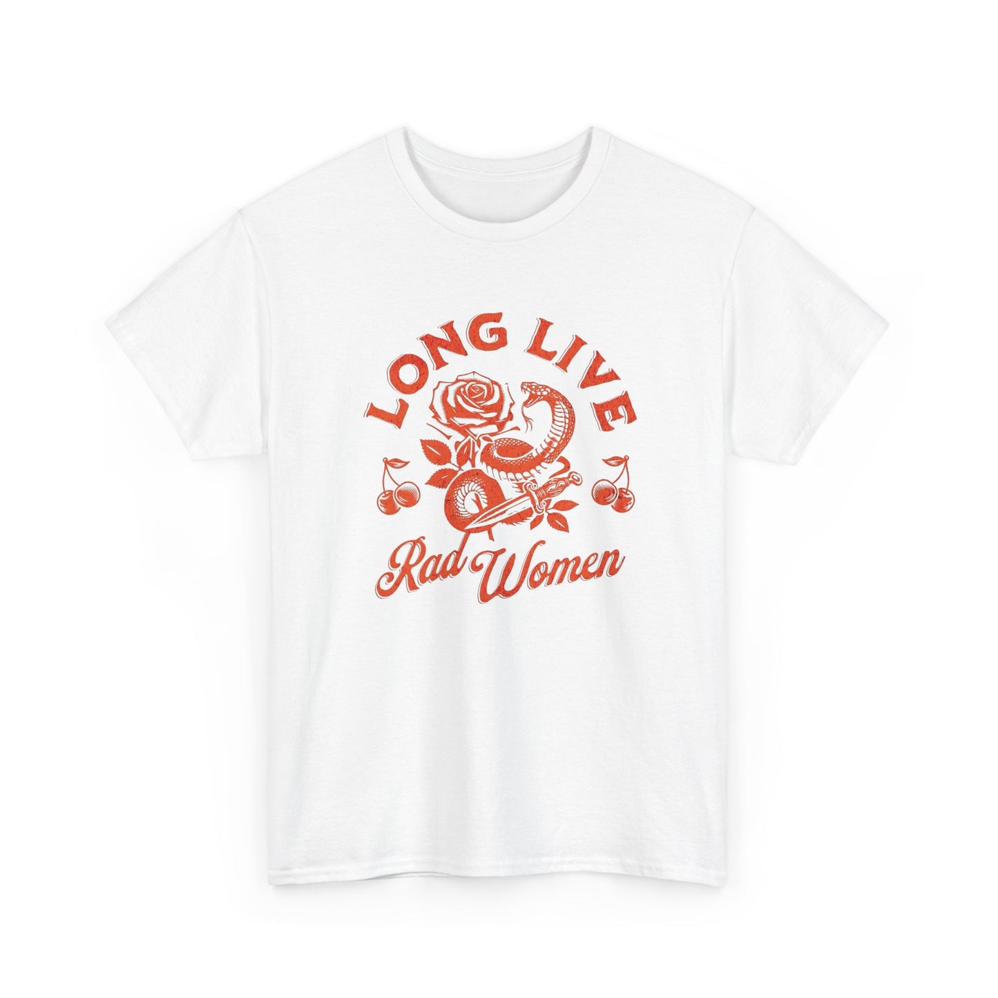 Long Live Rad Women  Graphic T Shirt Unisex Heavy Cotton Tee GIFT