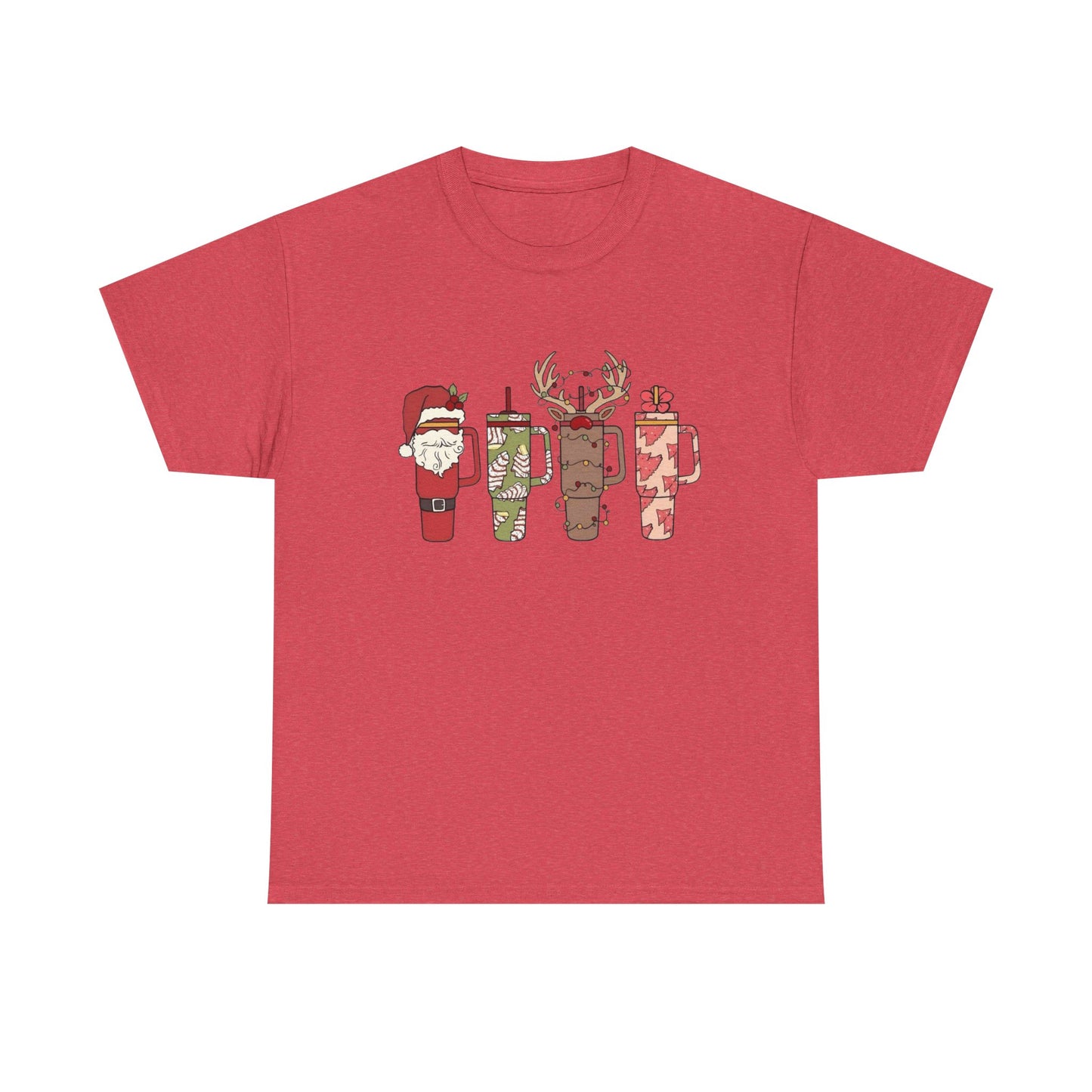 Christmas Stanly Cups Womens Funny Graphic T Shirt NEW ADULT