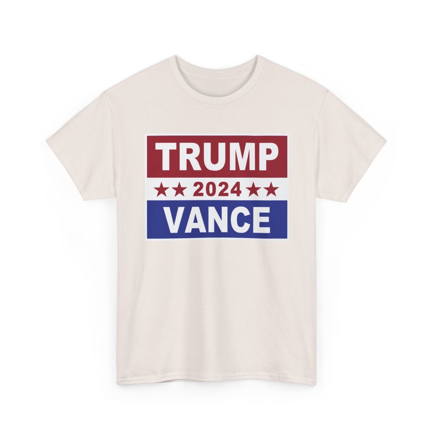 Trump Vance Shirt New President 2024 MAGA Republican USA Unisex Heavy Cotton Tee