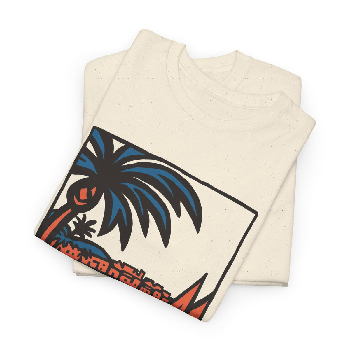 Dominican Republic Beach Graphic T Shirt Men's Heavy Cotton Tee
