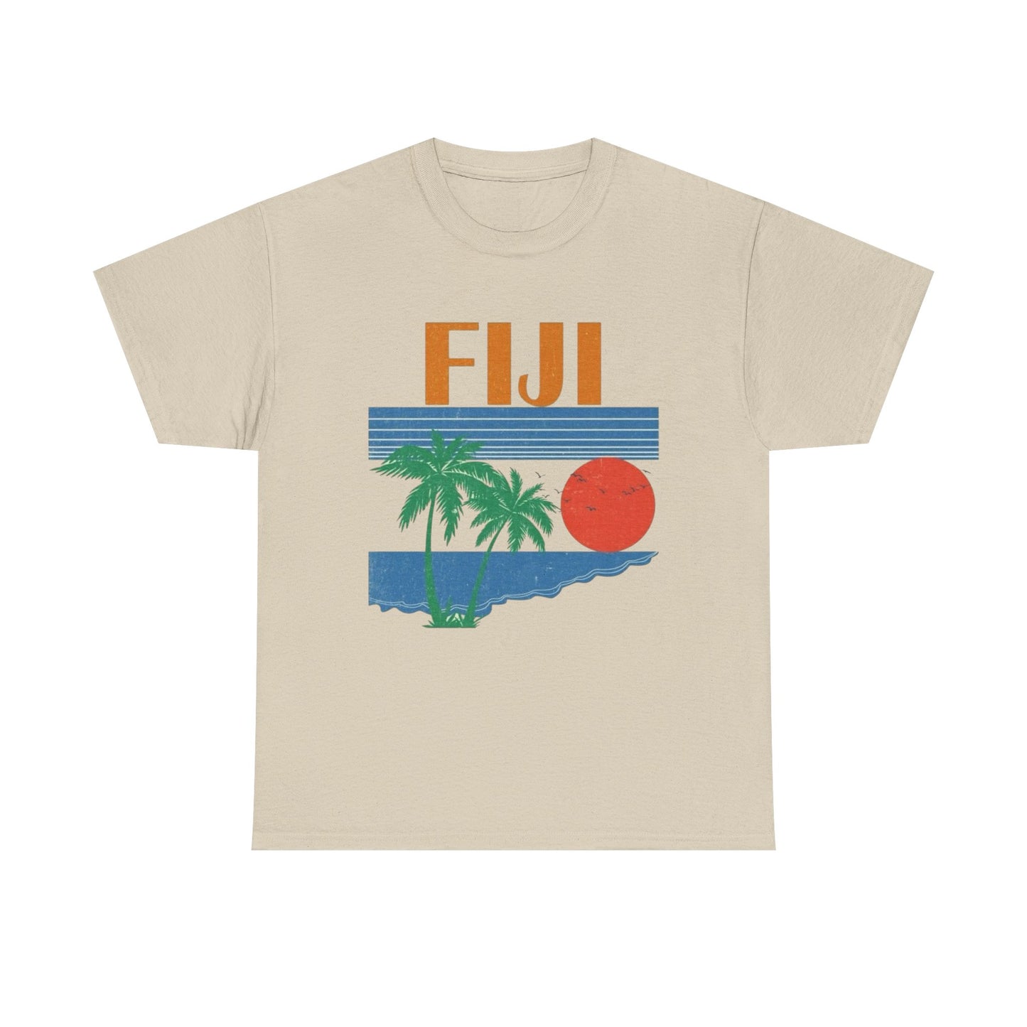 Fiji Vintage Graphic T Shirt NEW Adult Unisex Heavy Cotton Tee