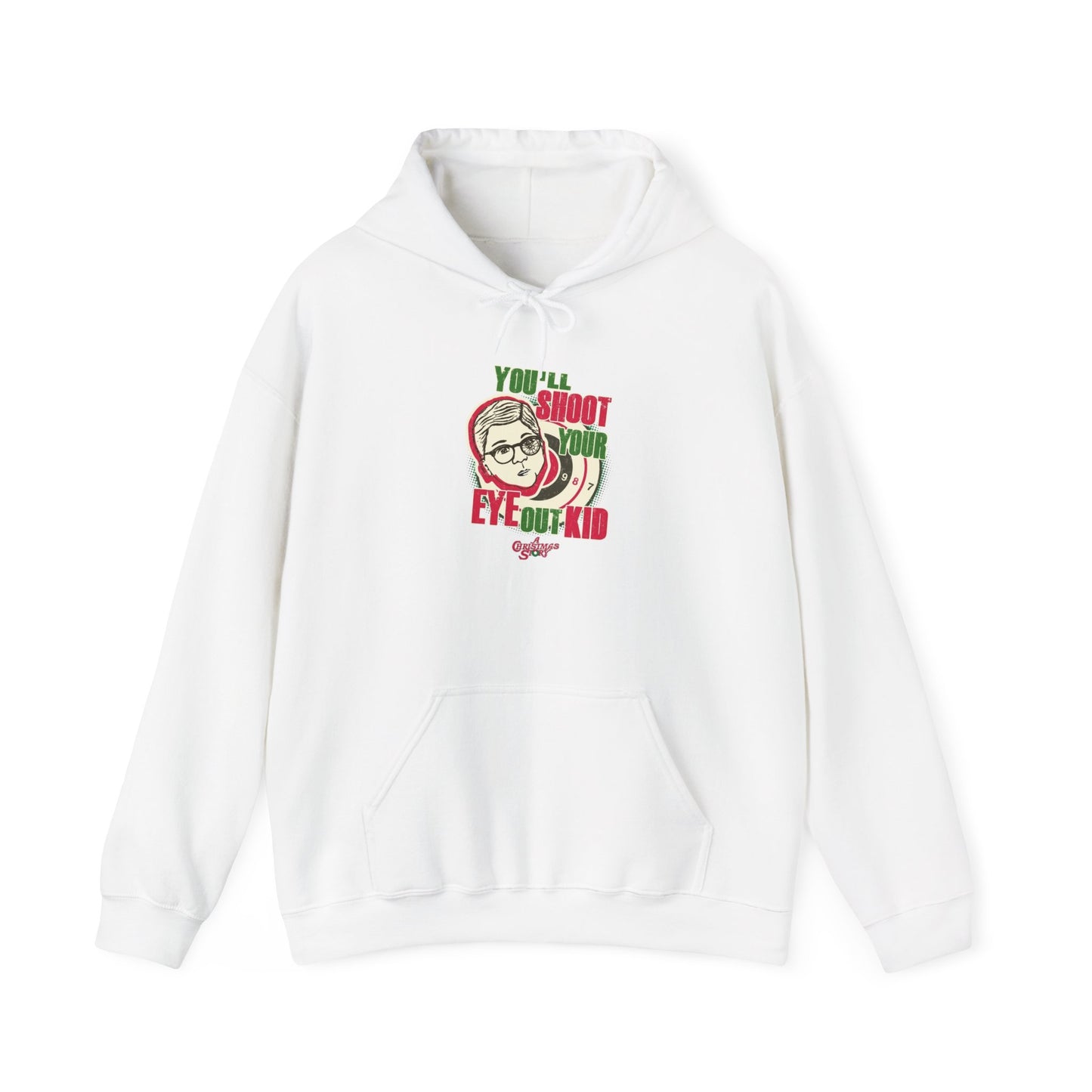 A Christmas Story Retro Graphic Hoodie Unisex Heavy Blend™ Hooded Sweatshirt