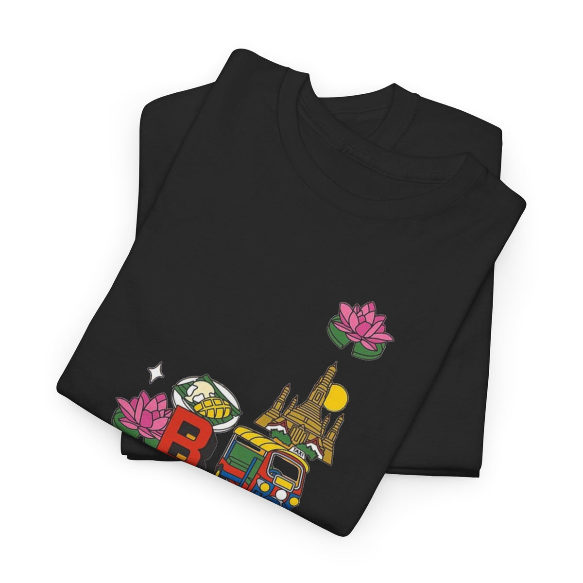 Bangkok Thailand Travel Collage T-Shirt Men's Graphic Tee