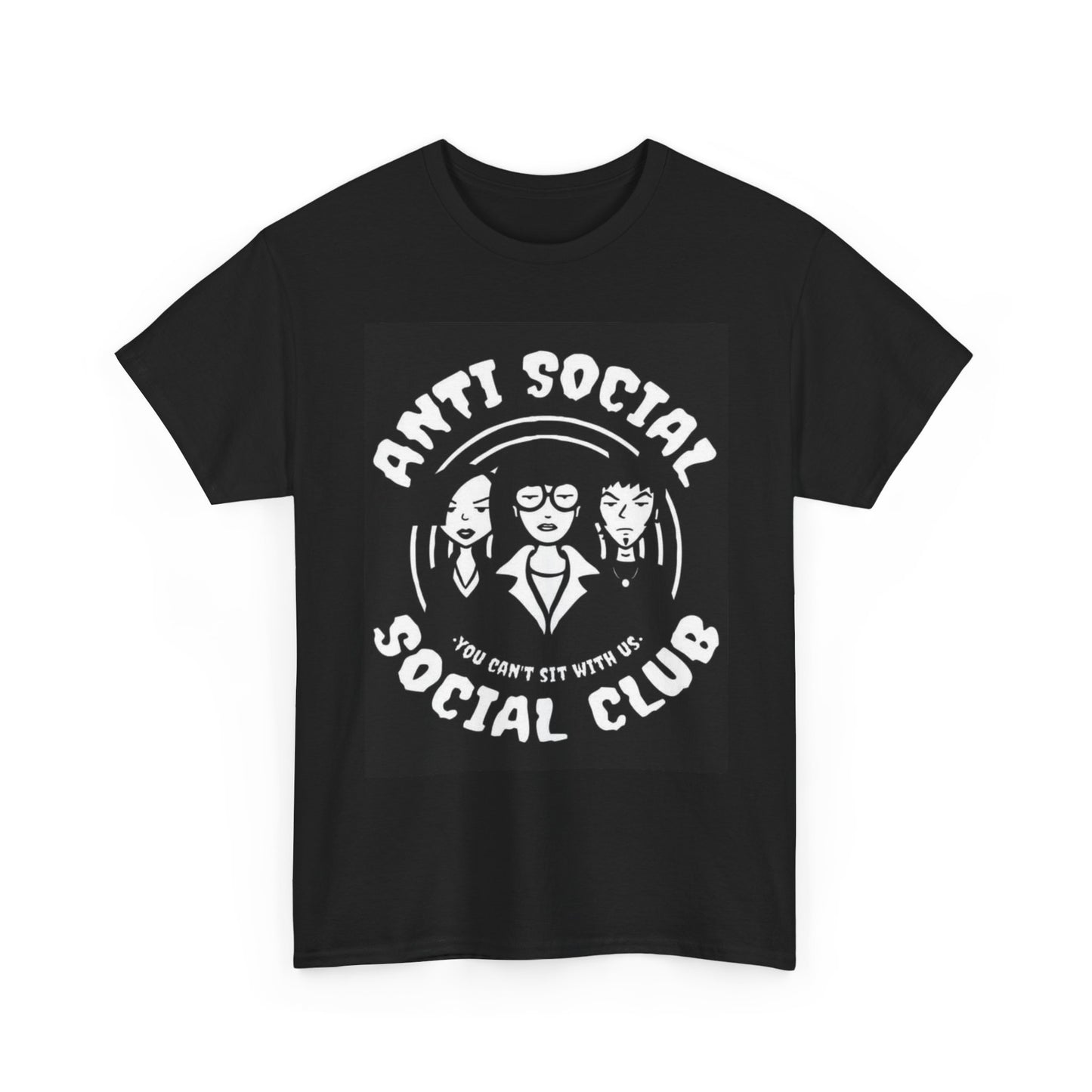 Anti Social Social Club Graphic T Shirt Vintage Cool Unisex Heavy Cotton Tee