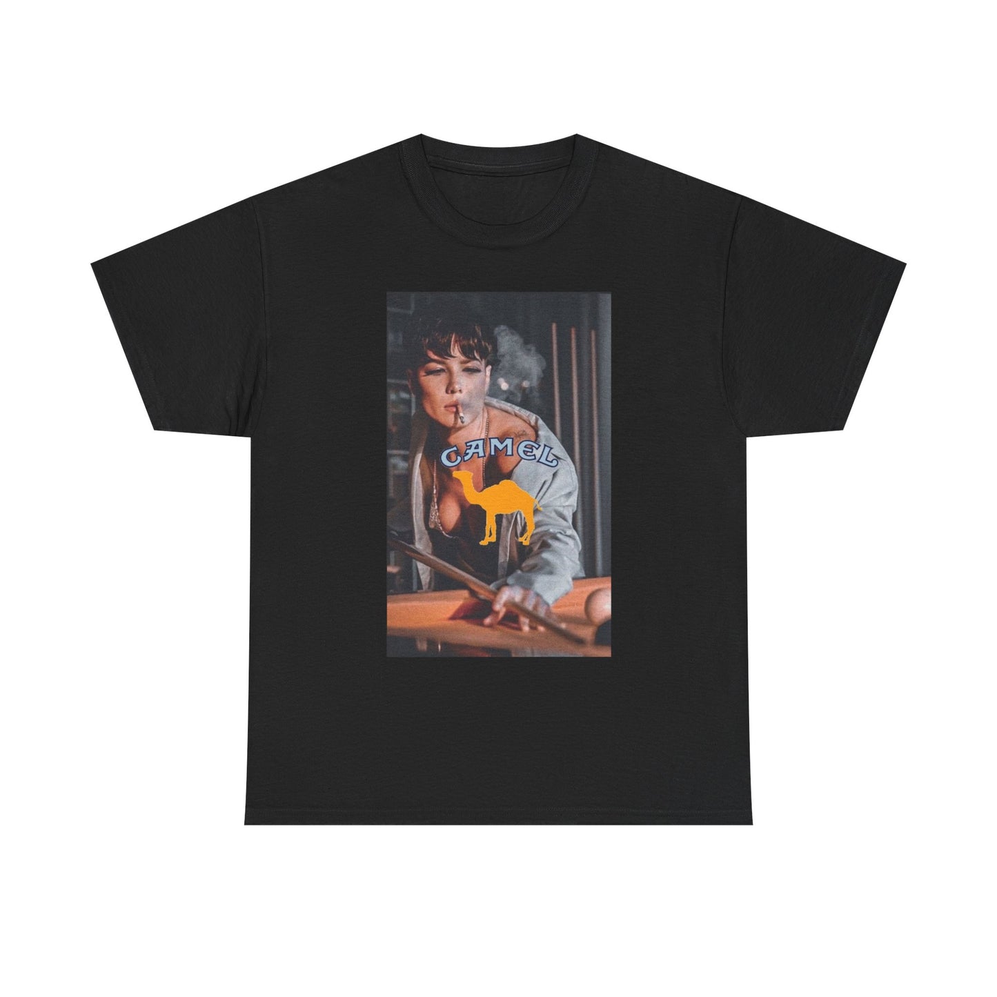 Camel Cigarettes Vintage Graphic T Shirt S-5XL Unisex Heavy Cotton Tee
