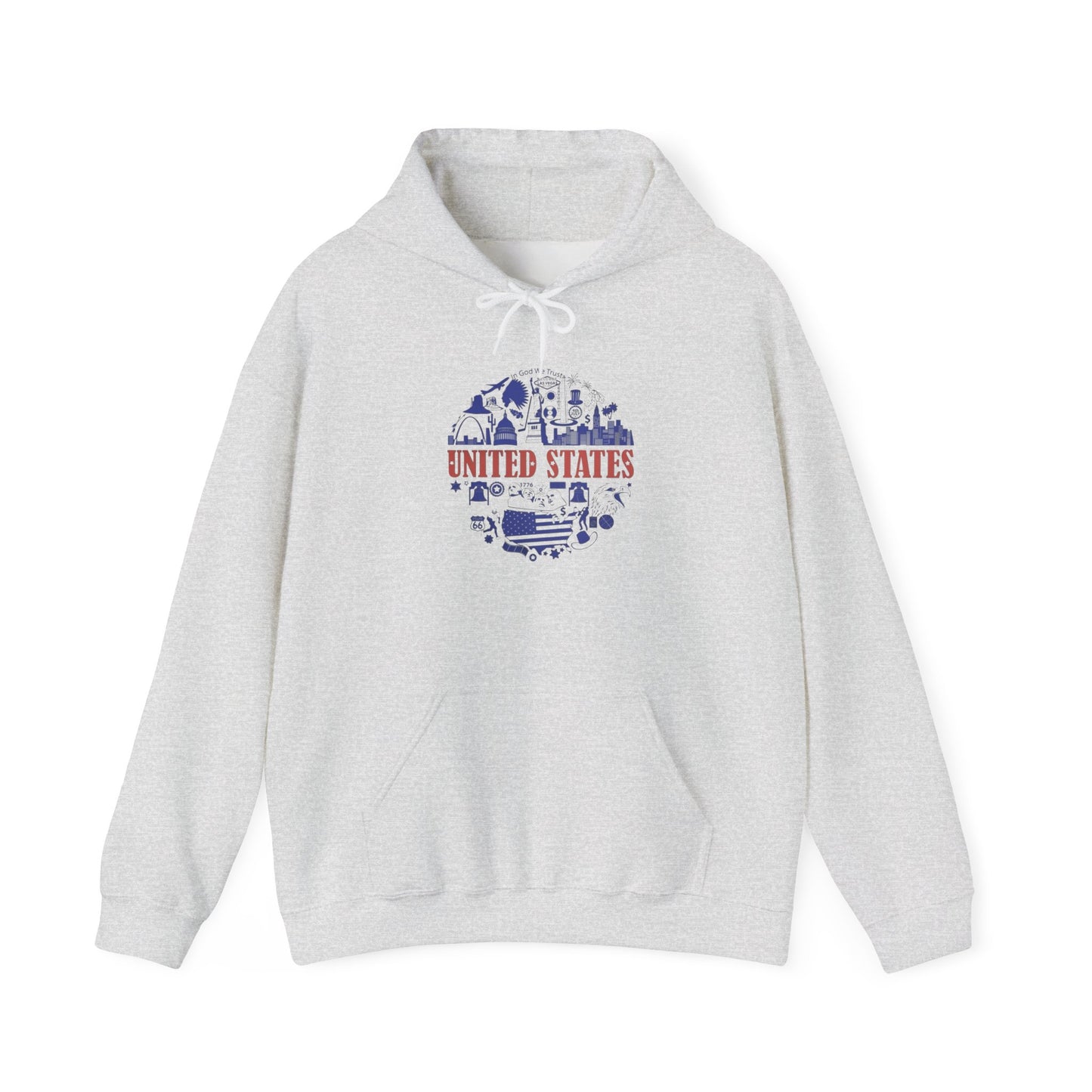 United States Graphic Hoodie Unisex Heavy Blend™ Hooded Sweatshirt