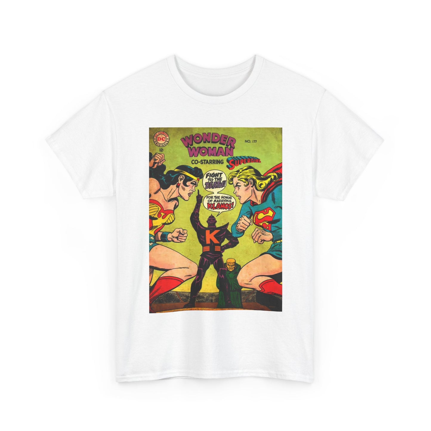 Wonder Woman Tshirt USA Comic Vintage Retro Unisex Heavy Cotton Tee Gaming
