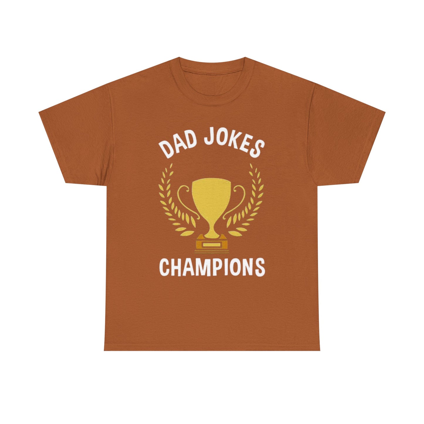 Dad Jokes Champion T SHIRT Retro Funny Jokes GIFT Unisex Heavy Cotton Tee