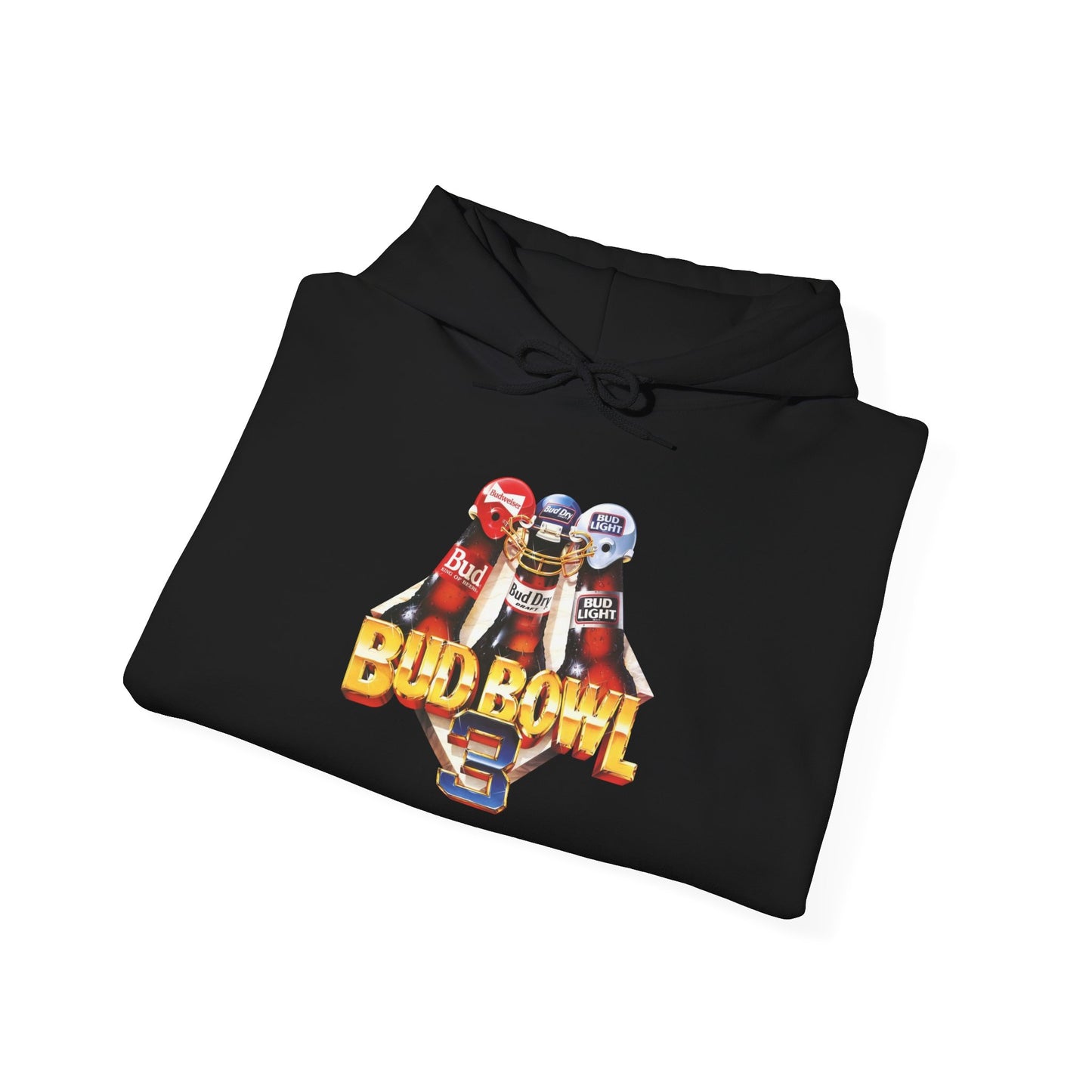 Bud Bowl Vintage Beer Graphic Hoodie Unisex Heavy Blend™ Hooded Sweatshirt