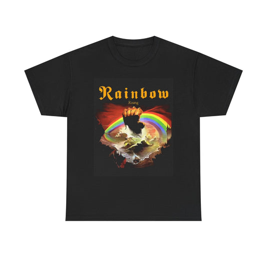 Rainbow Graphic T Shirt Retro Merch Unisex Heavy Cotton Tee
