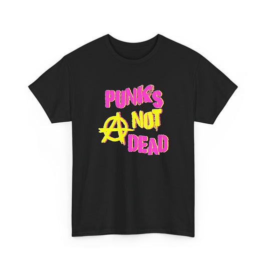 Punks Not Dead Anarchy Symbol T-Shirt Men's Tee