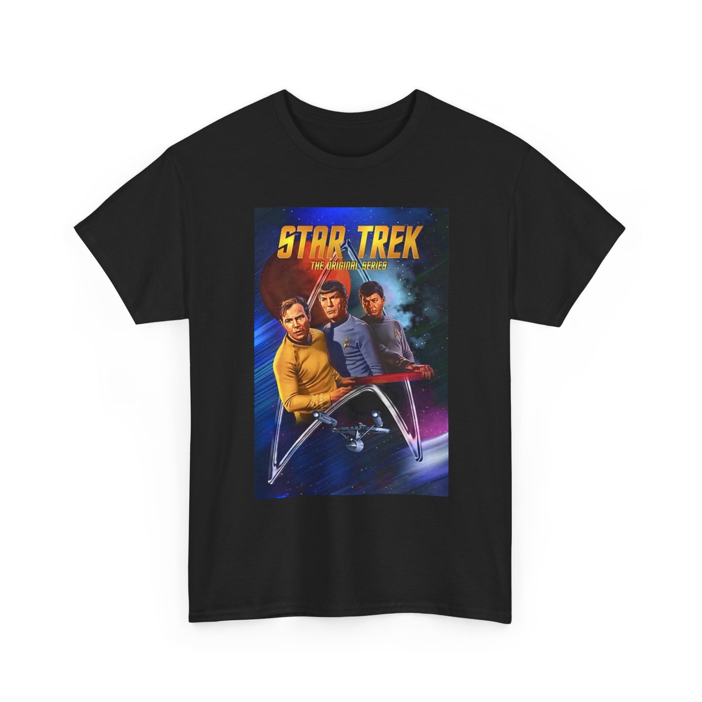 Star Trek Vintage Shirt Retro 70s Movie Unisex Heavy Cotton Tee