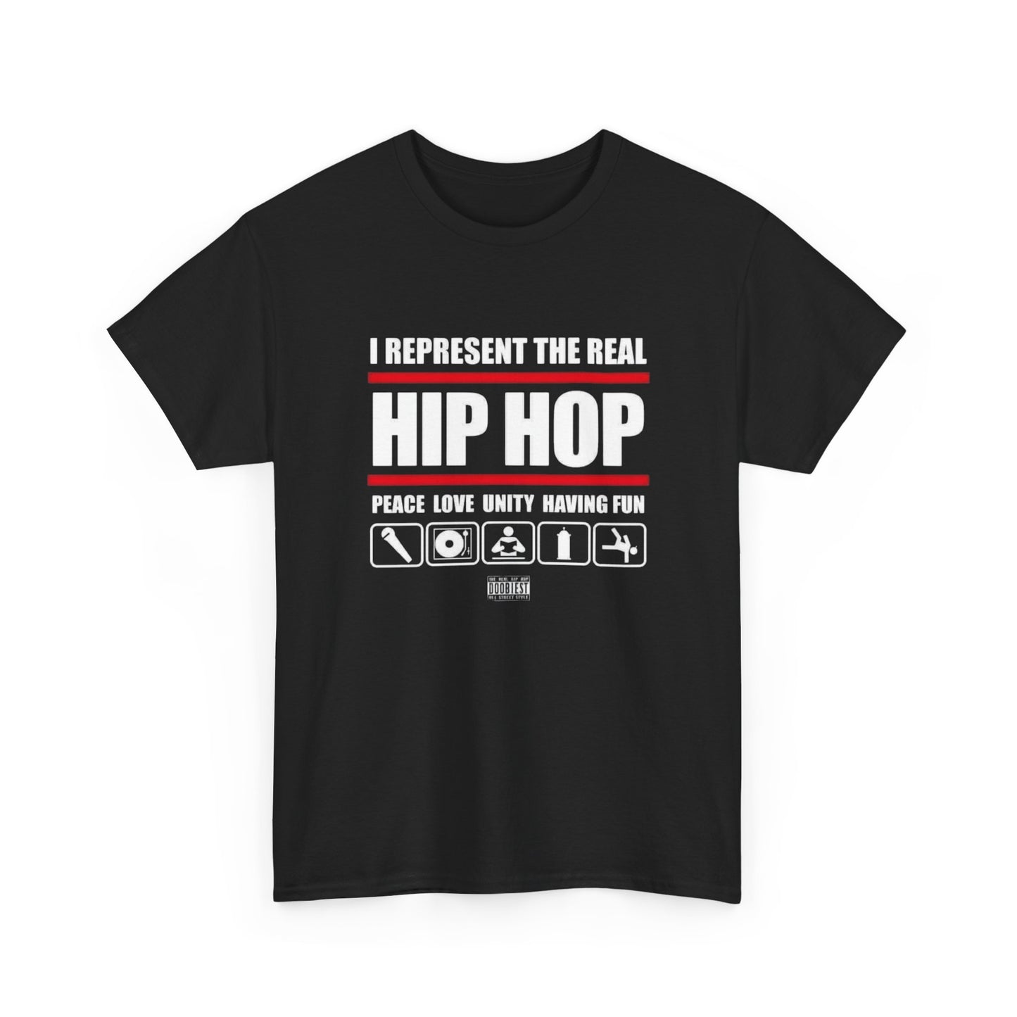Real Hip Hop Graphic T-Shirt Men's Women's Heavy Cotton Tee NEW GIFT
