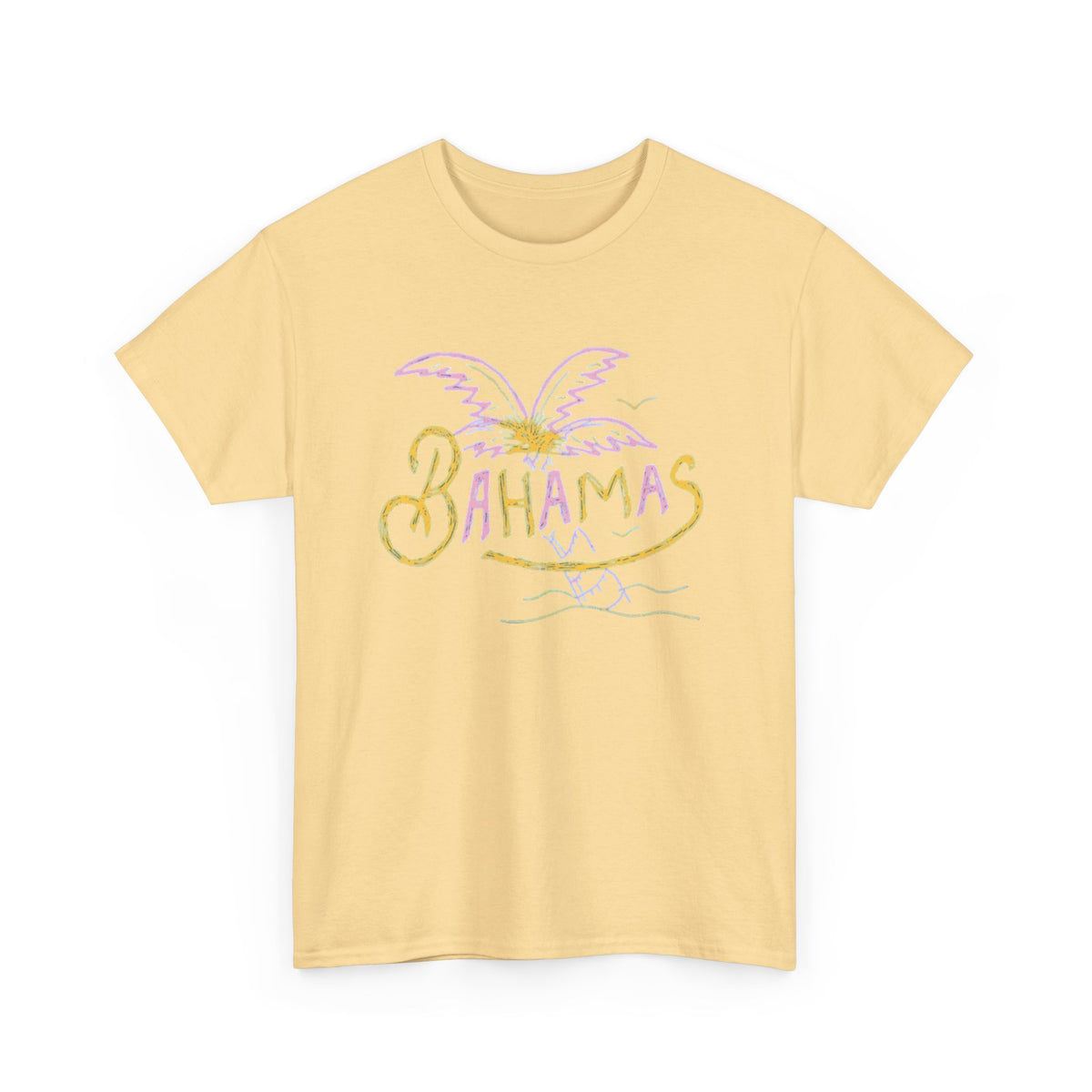 Bahamas Palm Tree Graphic T-Shirt Men's Graphic Tee