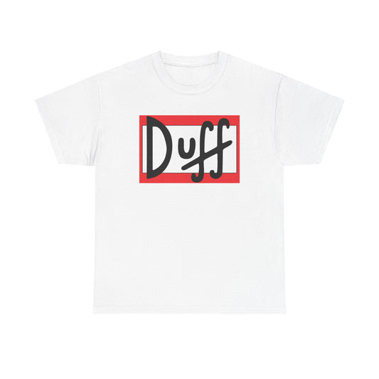 Duff Beer Graphic T Shirt Vintage Simpsons Unisex Heavy Cotton Tee