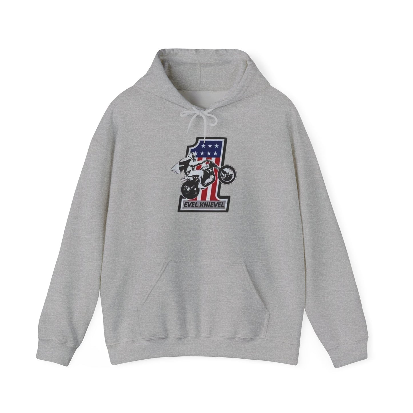 Evel Knievel Stunts Graphic Hoodie Unisex Heavy Blend™ Hooded Sweatshirt