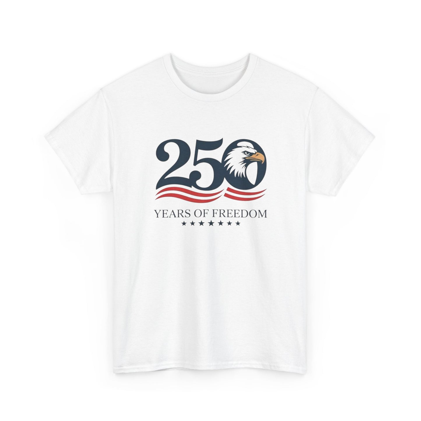 America 250 Years Of Freedom Graphic T Shirt Adult New Tee