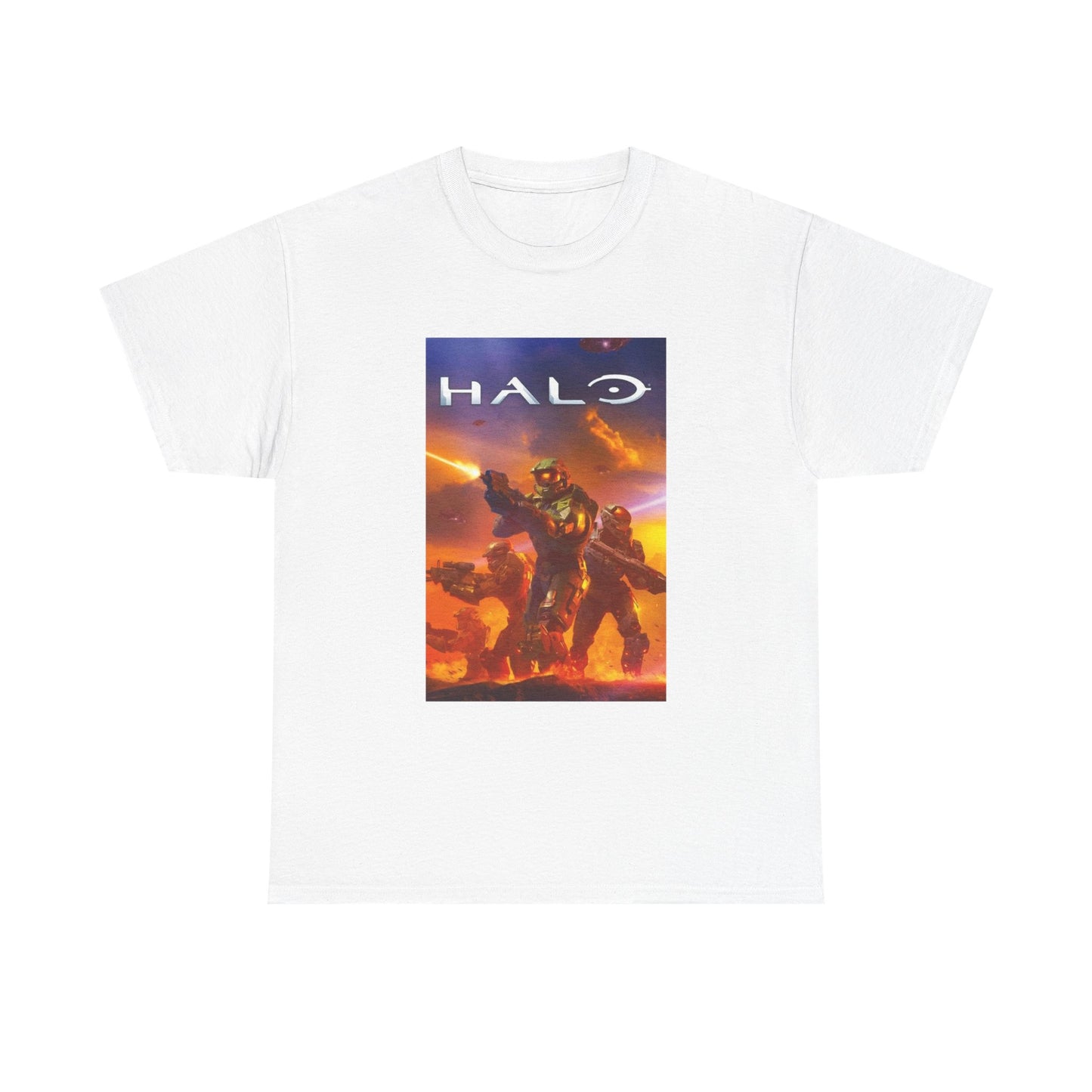 Halo Gaming Tshirt Vintage Xbox Call of Duty Master Chief Graphic Unisex Heavy 2