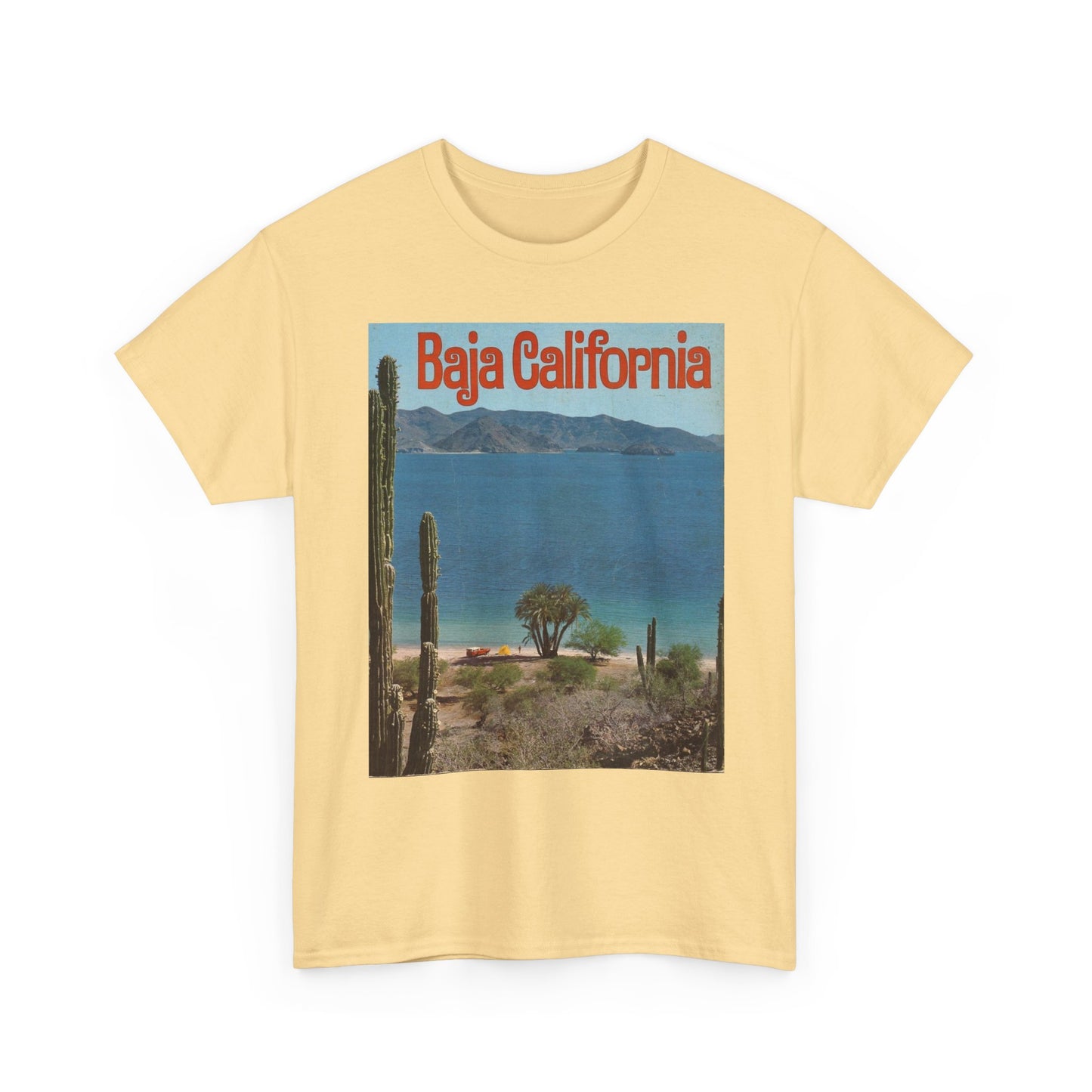 Baja California Graphic T Shirt Unisex Heavy Cotton Tee Gift