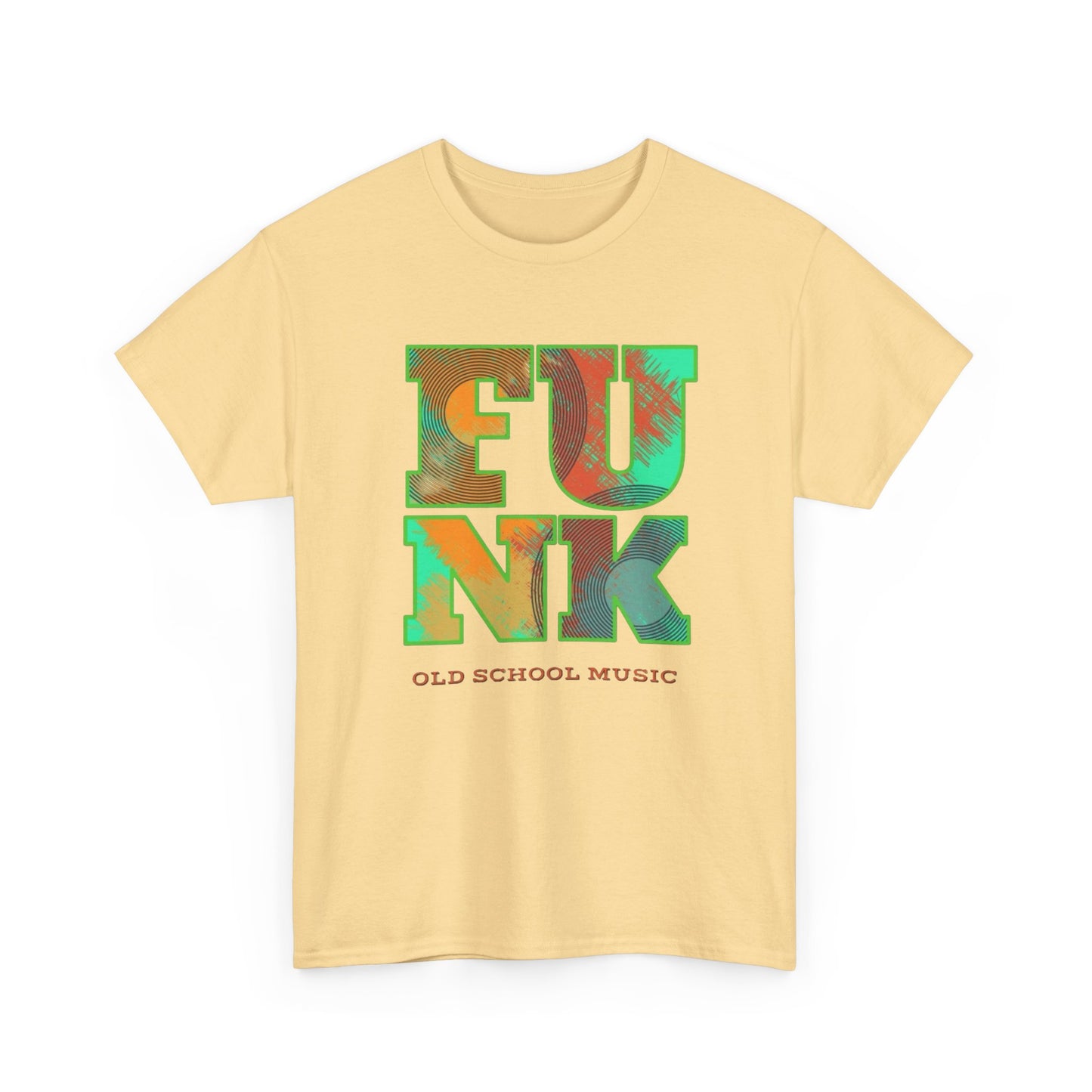 Funk Old School Music Graphic T Shirt NEW GIFT Unisex Heavy Cotton Tee