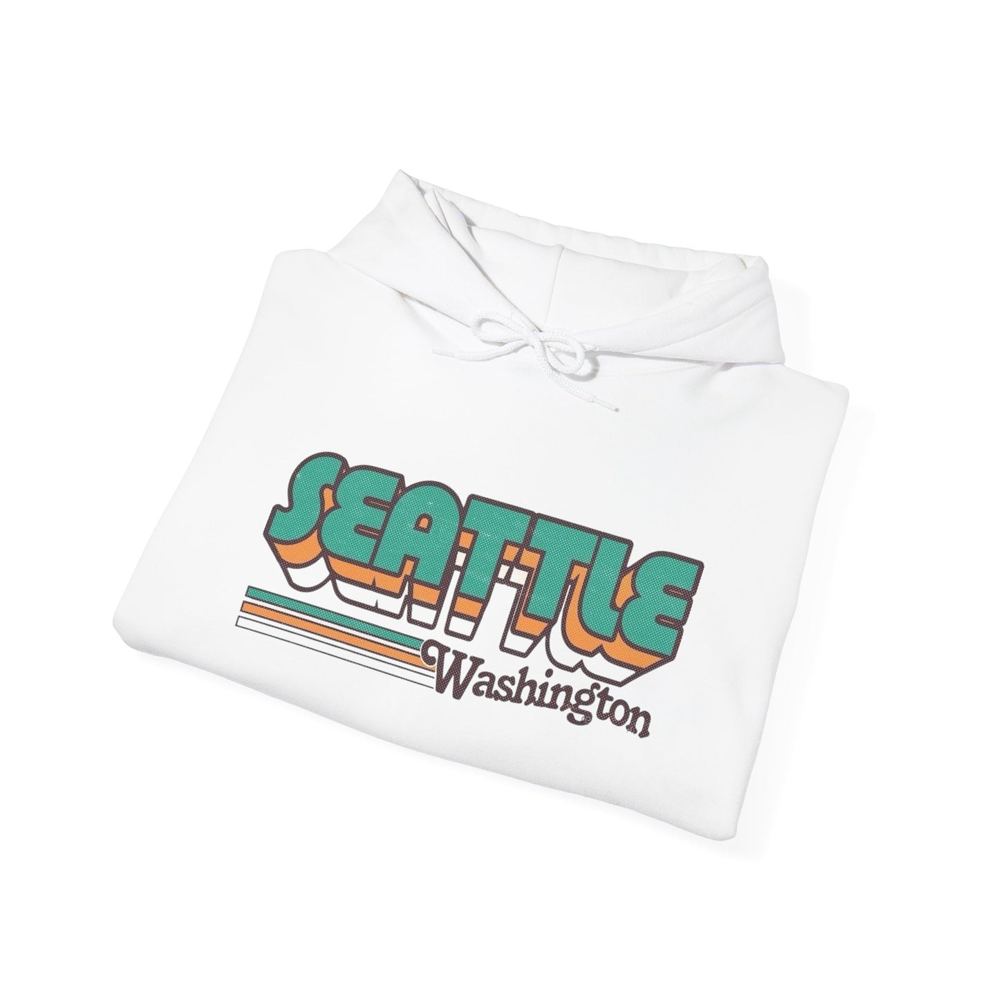 Seattle Washington Graphic Hoodie Heavy Blend™ NEW Sweatshirt