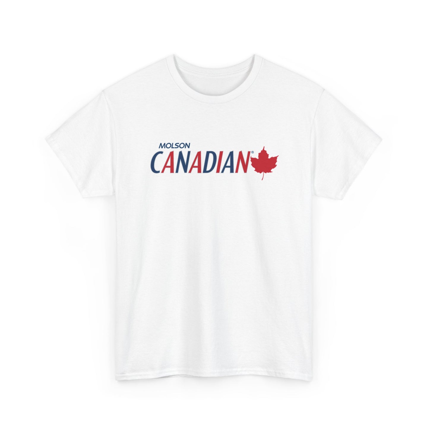 Molson Canadian Beer Graphic T Shirt Vintage Unisex Heavy Cotton Tee