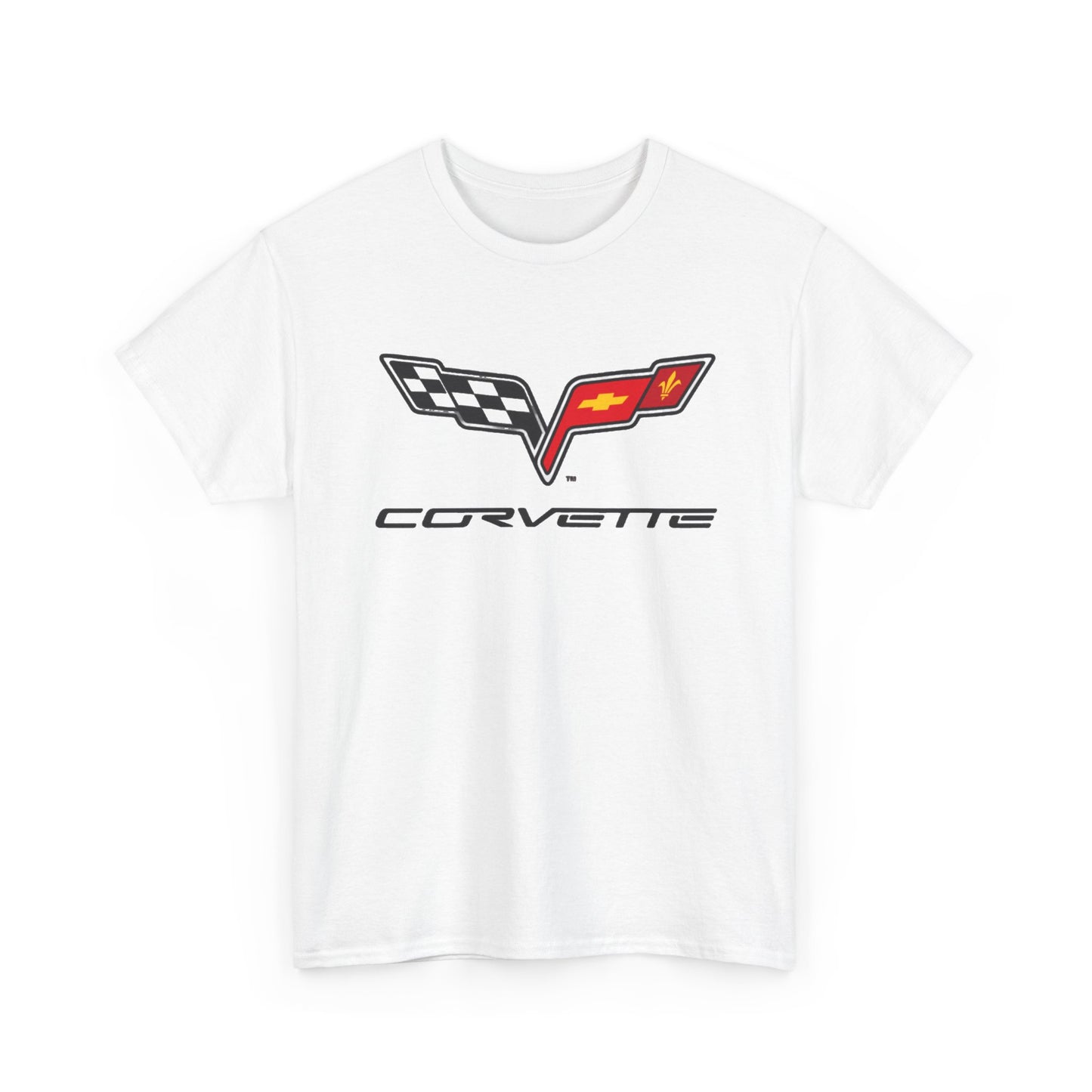 Corvette T-shirt Retro Chevy Chevrolet American muscle Unisex Heavy Cotton Tee