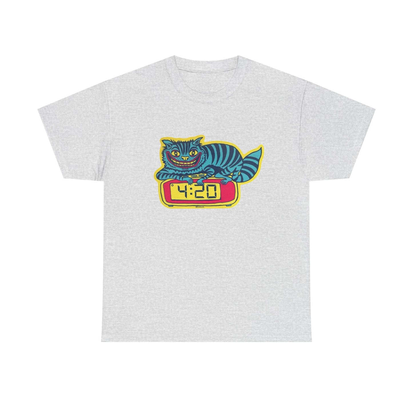 420 Cat Alarm T-Shirt NEW Gift Unisex Heavy Cotton Tee