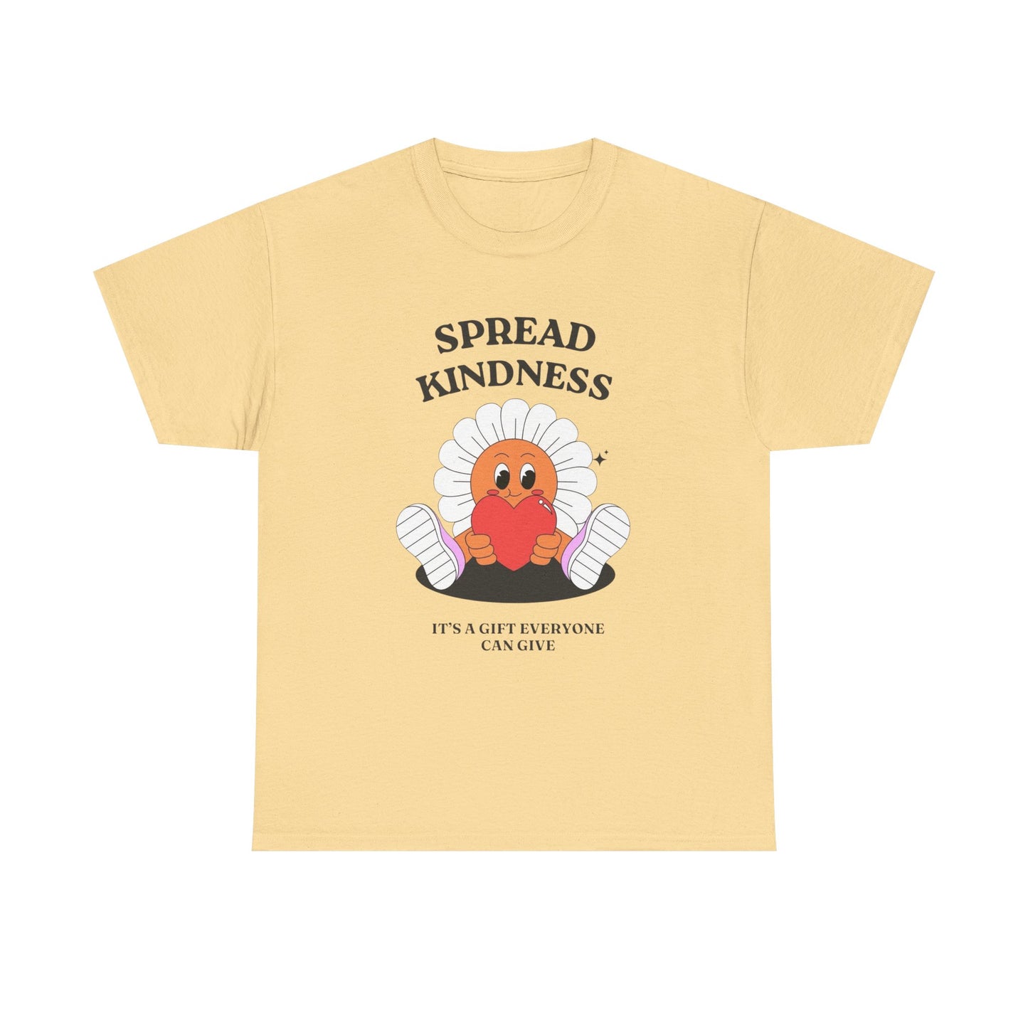 Spread Kindness Graphic T Shirt Unisex Heavy Cotton Tee
