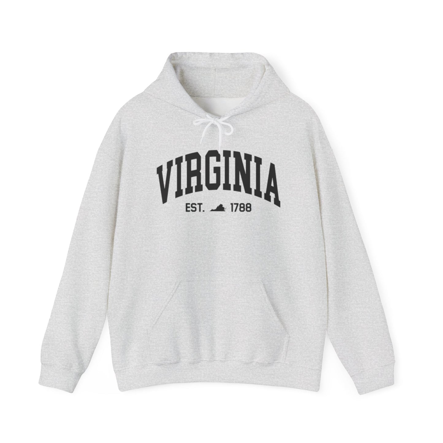 Virginia State Graphic Hoodie Unisex Heavy Blend™ Hooded Sweatshirt