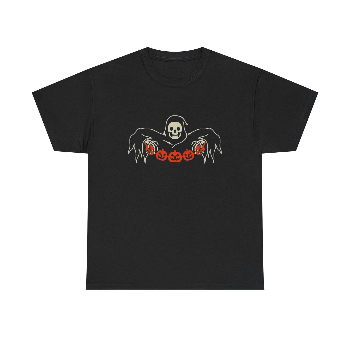 Halloween Spooky T Shirt Unisex Heavy Cotton Tee