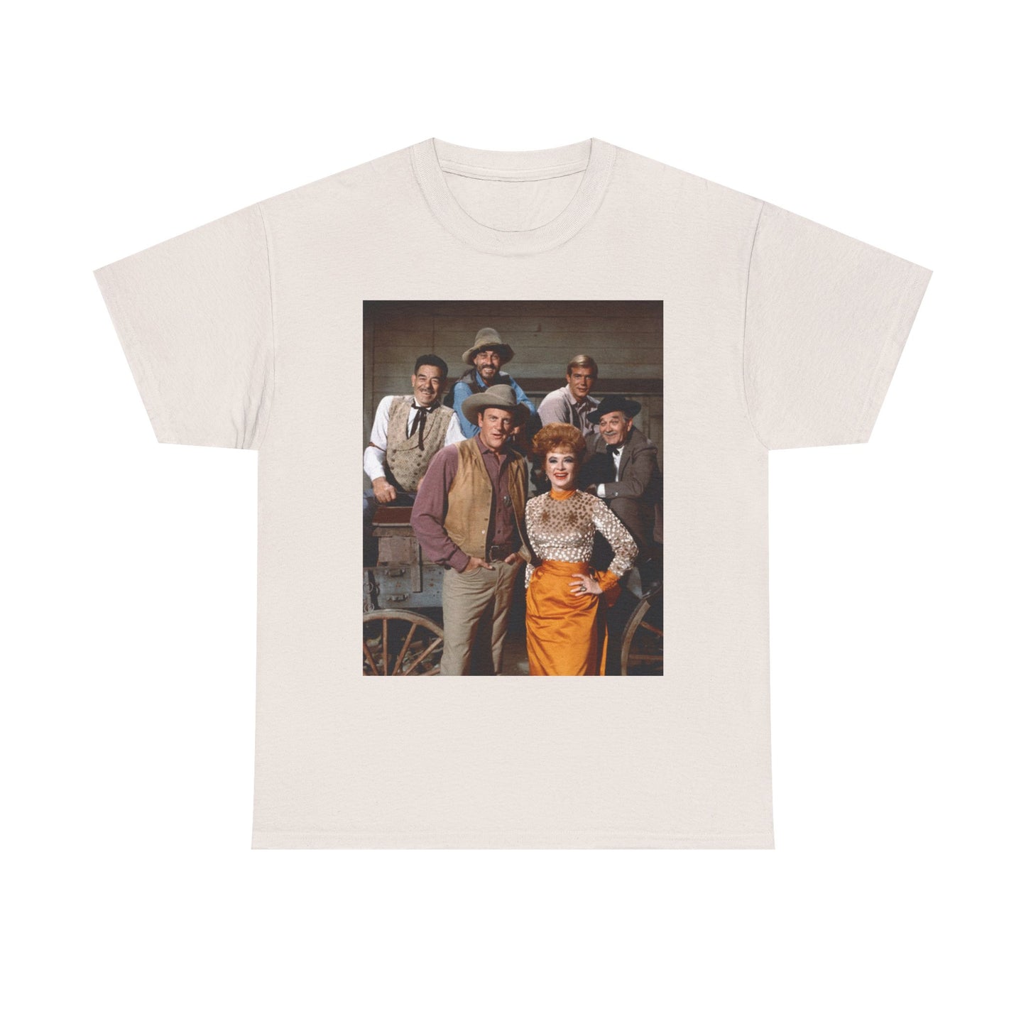 Gunsmoke Graphic T Shirt Vintage Tv Series Retro Unisex Heavy Cotton Tee