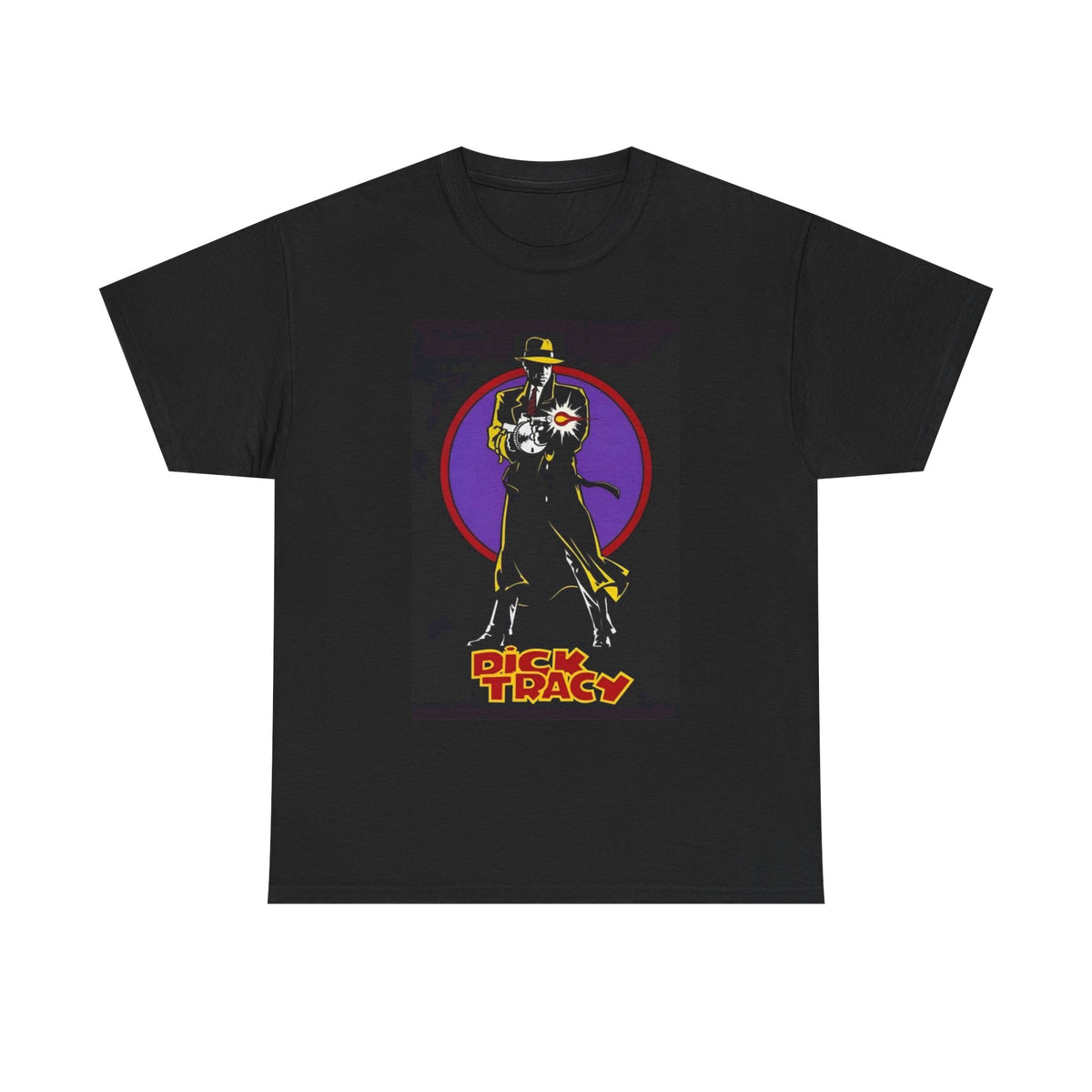 Dick Tracy Graphic T Shirt Vintage Poster Retro Unisex Heavy Cotton Tee
