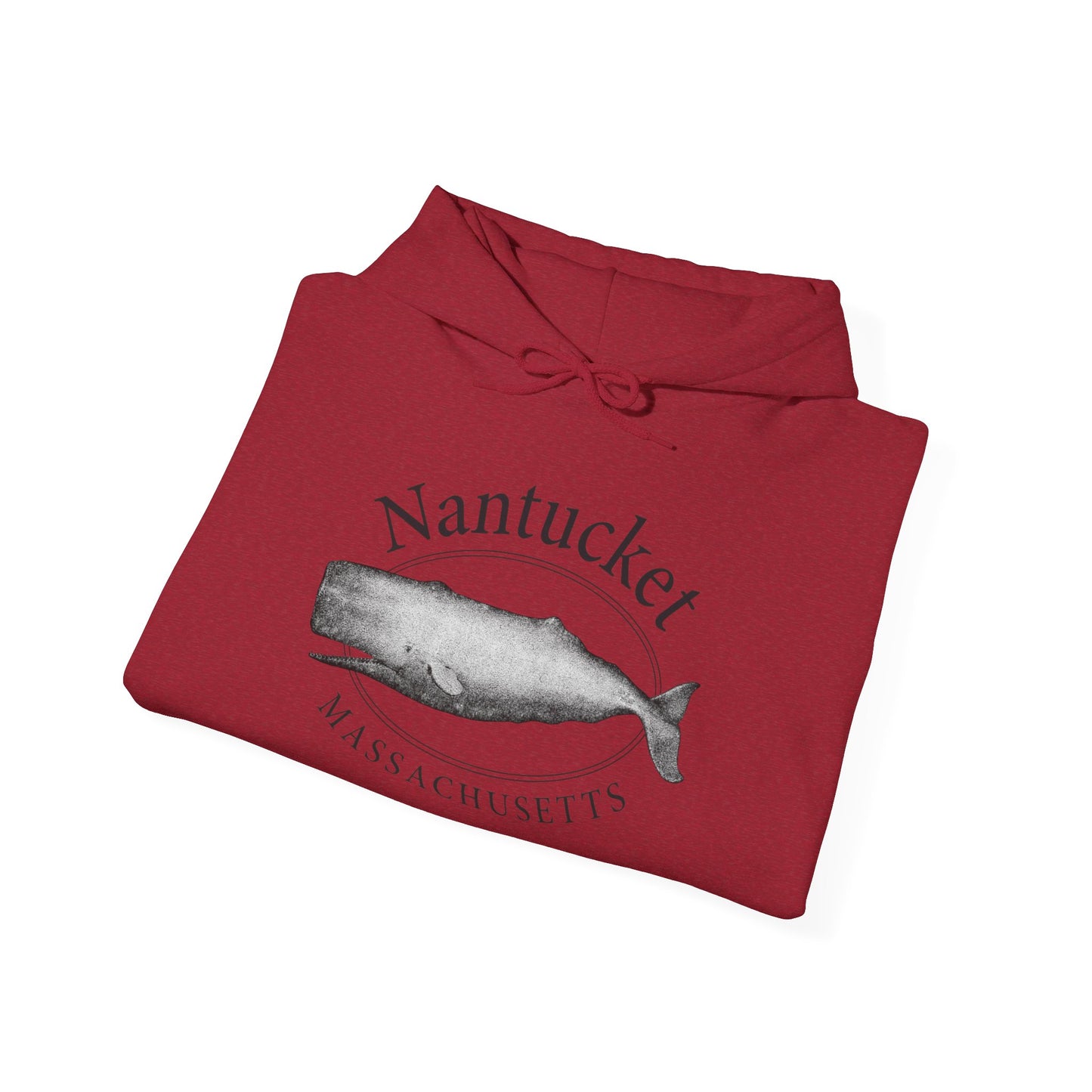 Nantucket Massachusetts Graphic Hoodie Unisex Heavy Blend™ Hooded Sweatshirt