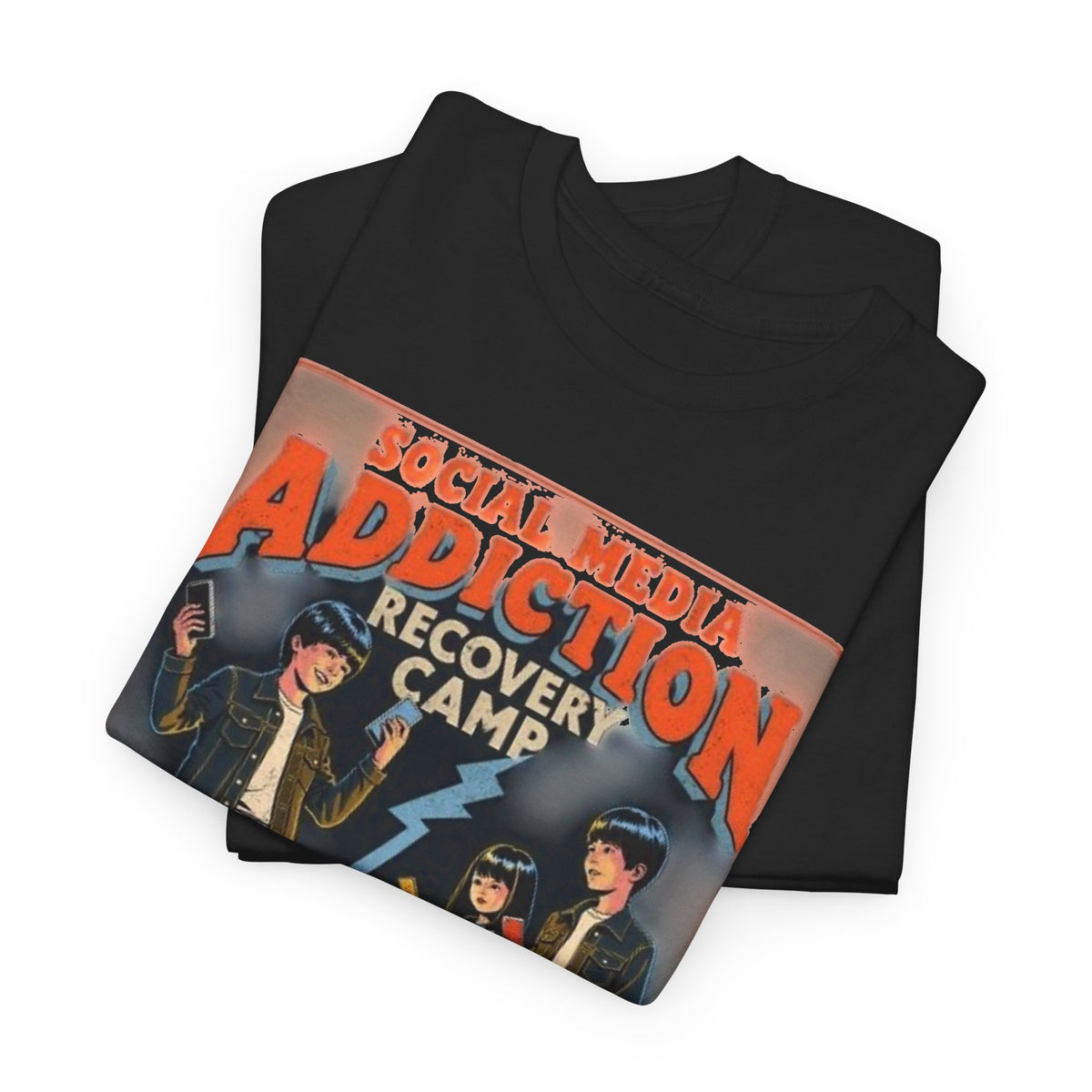 Teen Mental Addiction Recovery Camp Graphic T-Shirt Men's Graphic Tee