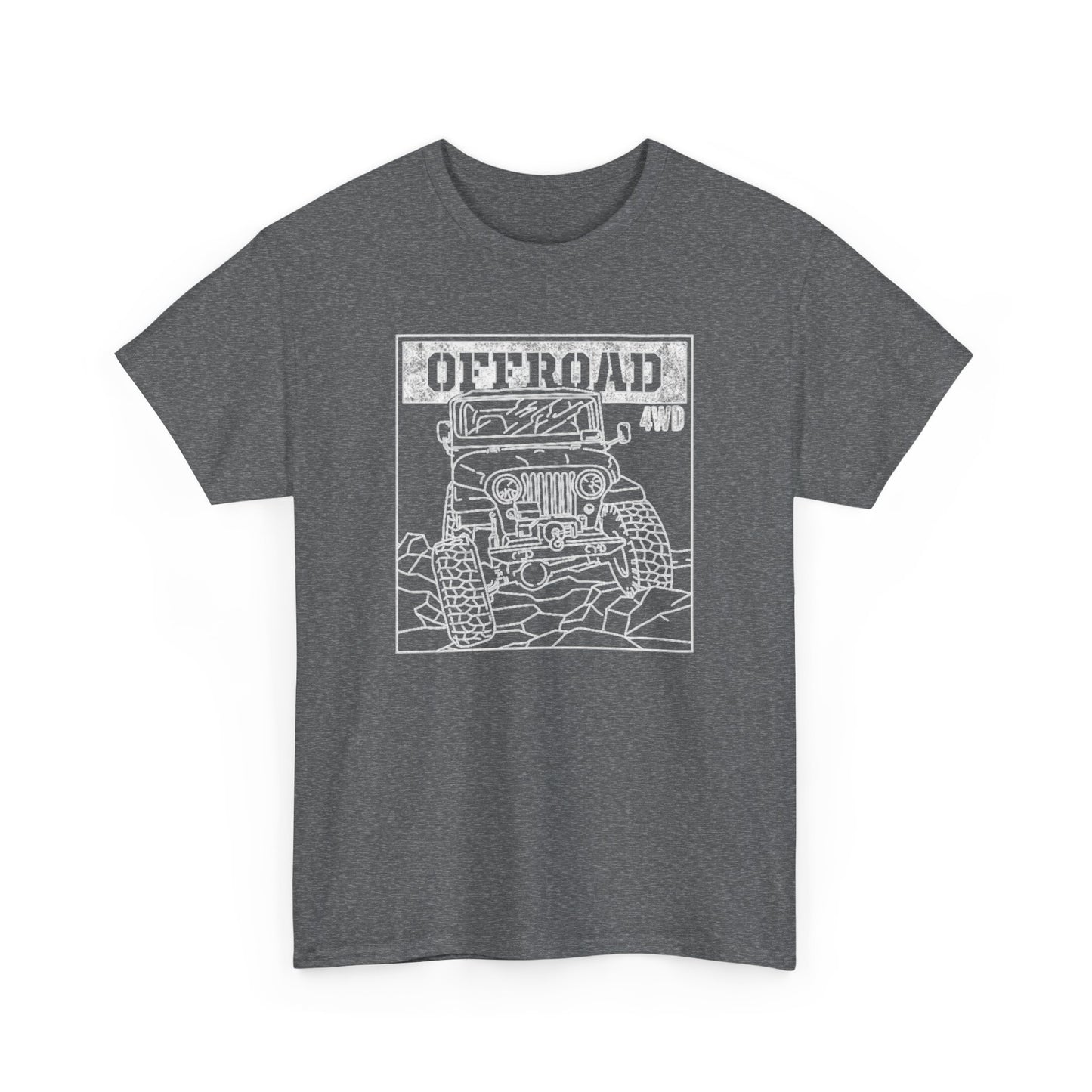 Offroad 4wd Retro Trailboss Graphic T Shirt NEW Unisex Heavy Cotton Tee