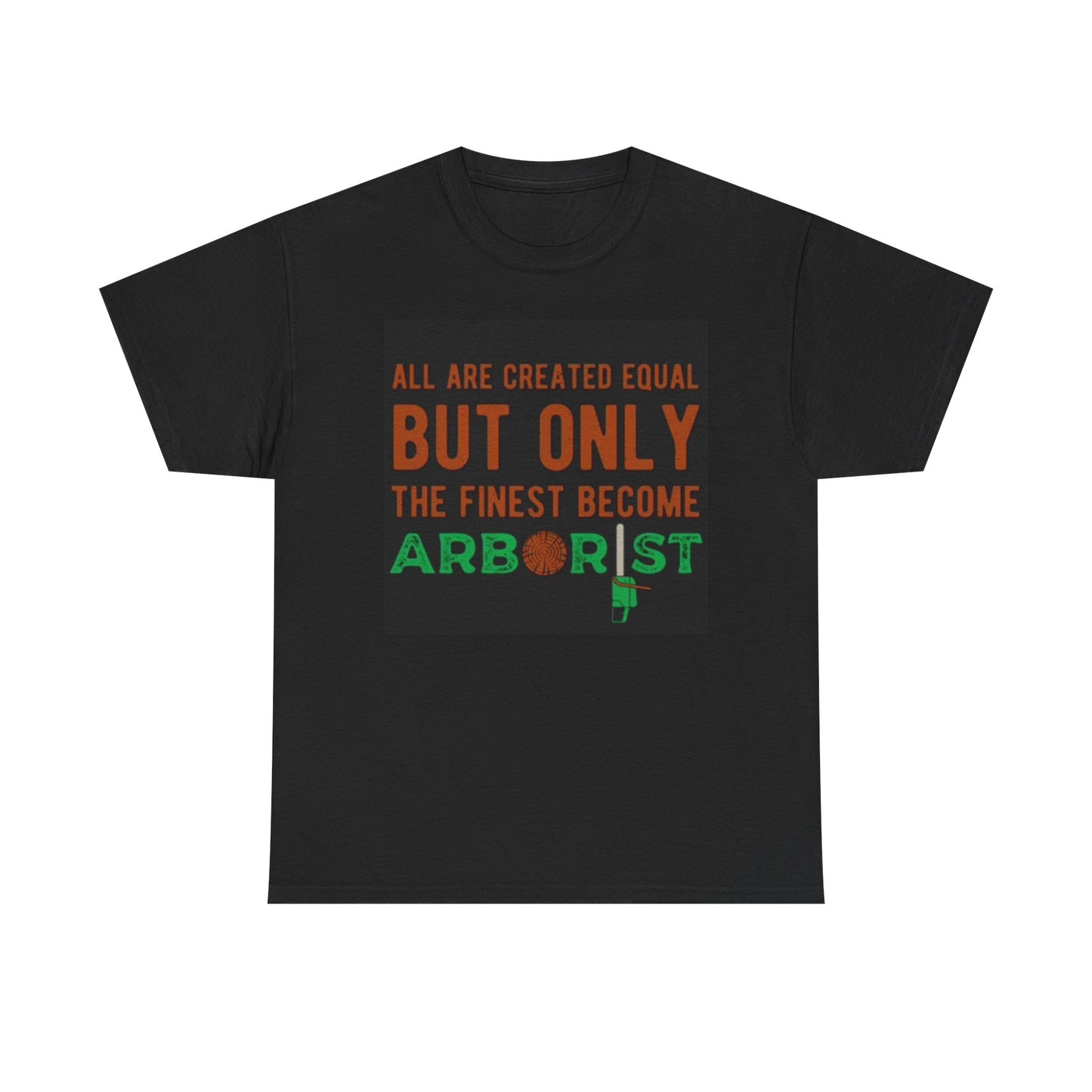 Arborist Funny Graphic T Shirt Tree Blue Collar Gift Unisex Heavy Cotton Tee