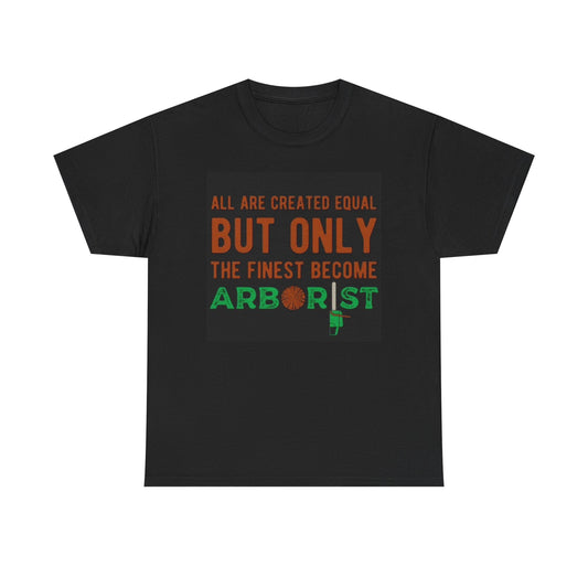 Arborist Funny Graphic T Shirt Tree Blue Collar Gift Unisex Heavy Cotton Tee