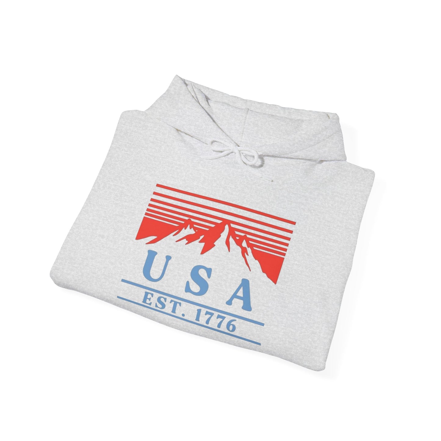 USA 1776 Graphic Hoodie Unisex Heavy Blend™ Hooded Sweatshirt