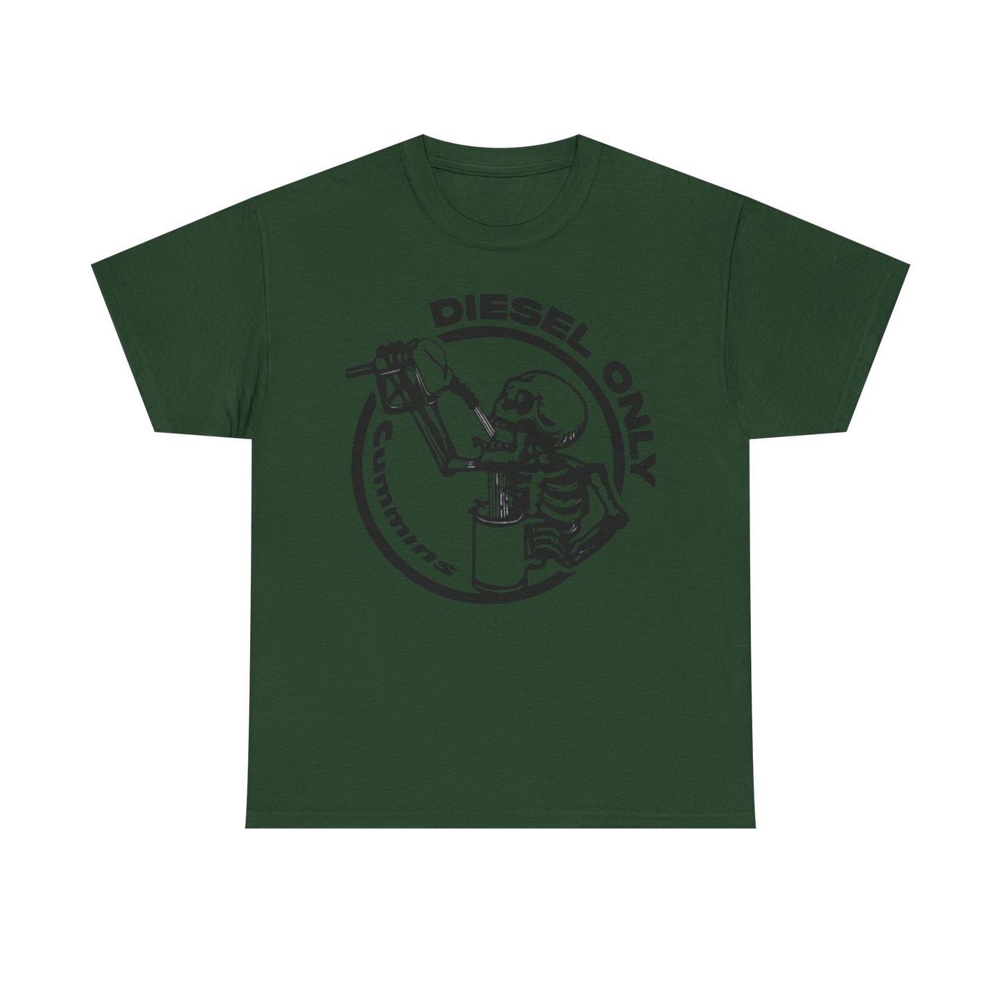 Diesel Only Cummins Graphic T Shirt Unisex Heavy Cotton Tee NEW