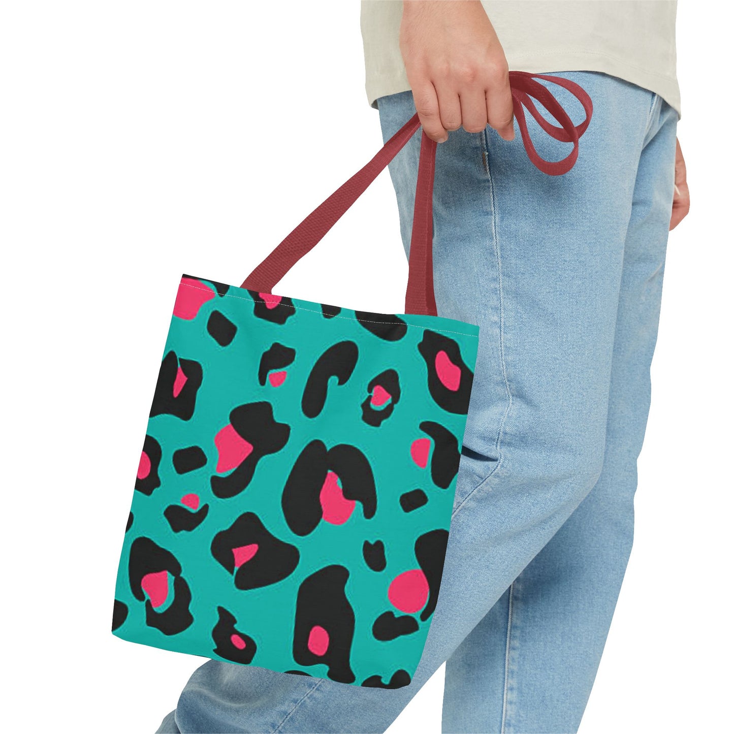 Cheetah Turquoise All Over Print BRAND NEW Purse, Pocketbook,Travel Tote Bag