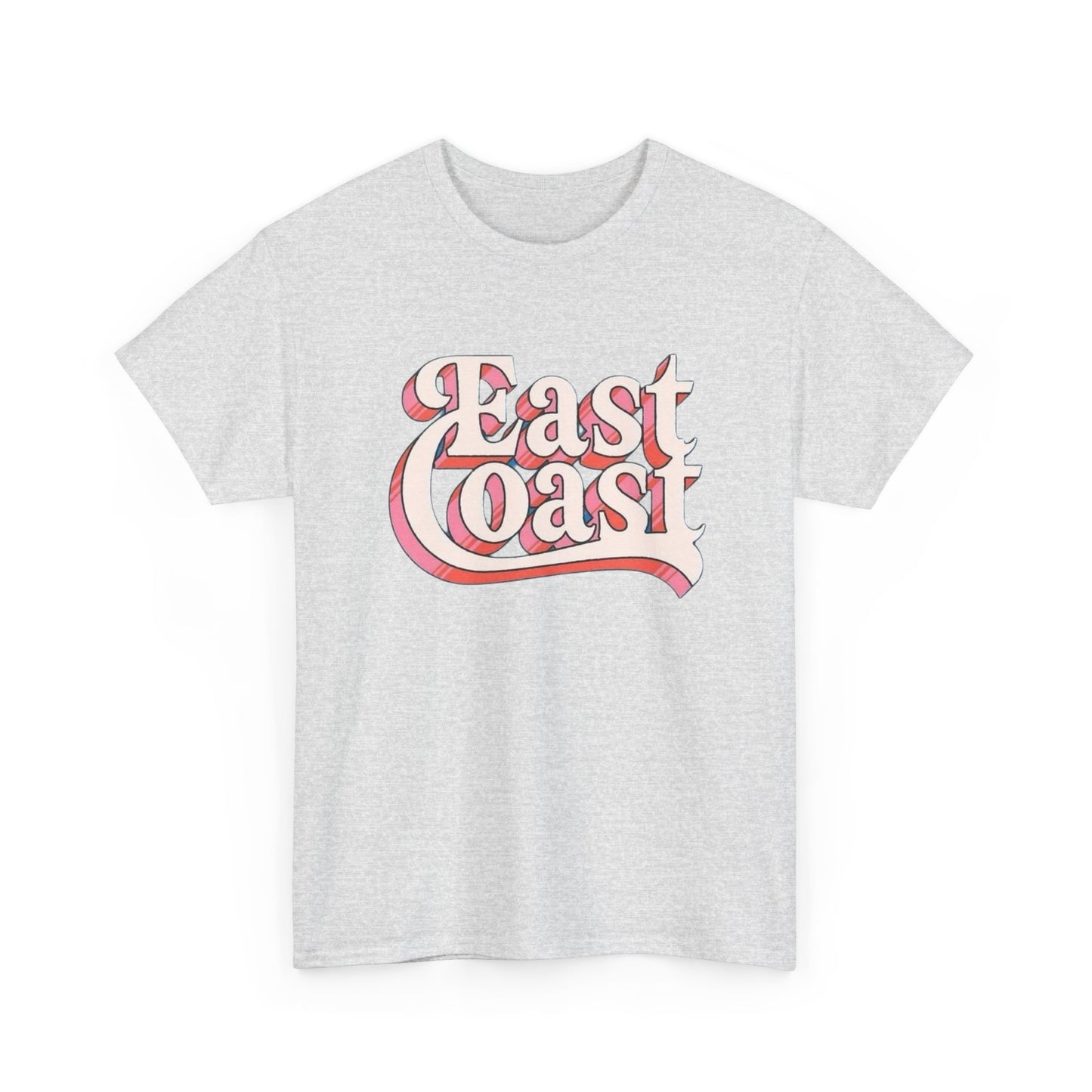 East Coast Graphic T-Shirt Unisex Heavy Cotton Tee Gift NEW