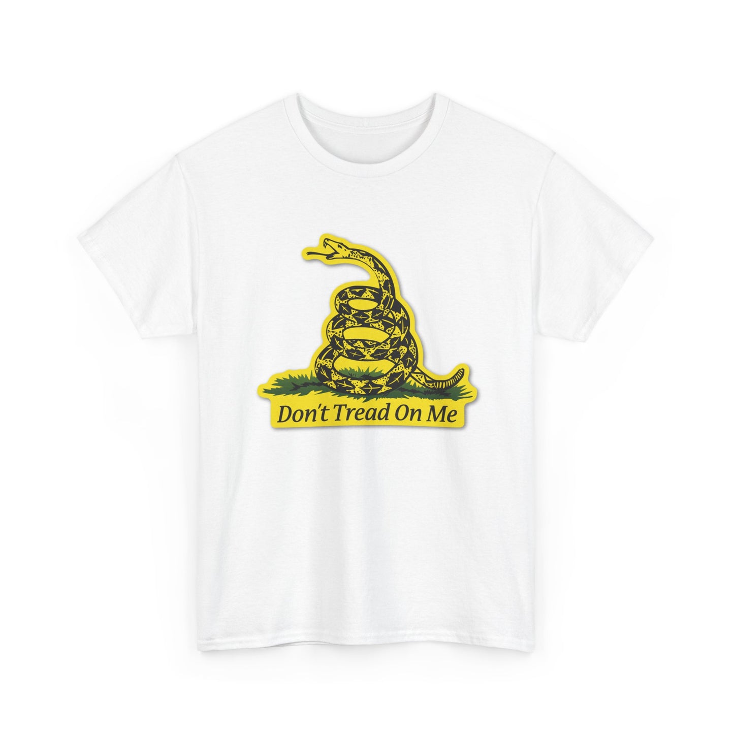 Don't Tread On Me Rattlesnake Graphic T Shirt Unisex Heavy Cotton Tee