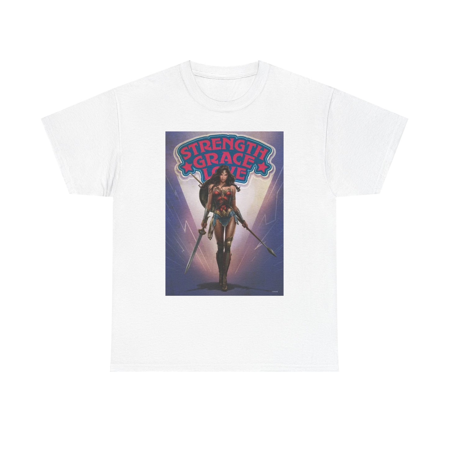 Waifu Anime T-shirt Girl Graphic Cartoon Retro Gaming Unisex Heavy Tee Gamer 27