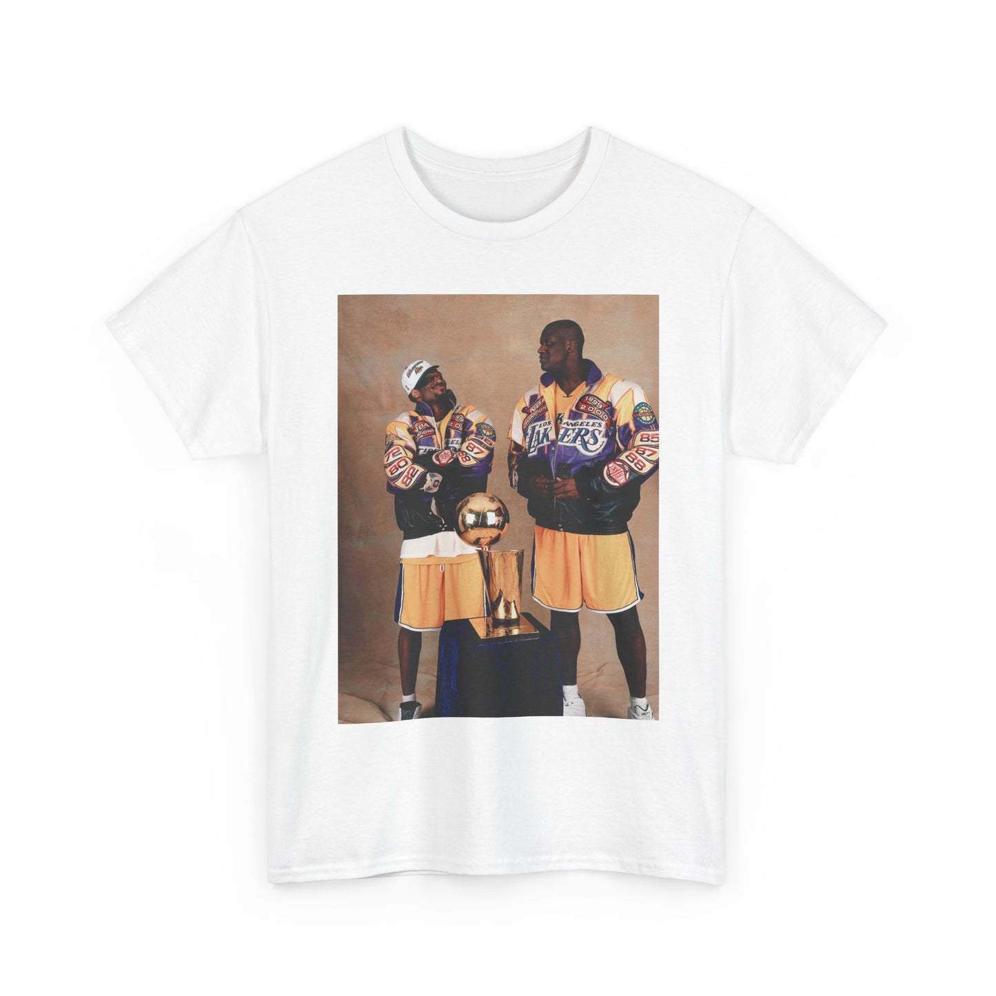 Kobe and Shaq Tshirt Vintage Lakers Championship Retro Dunk Unisex Heavy Cotton