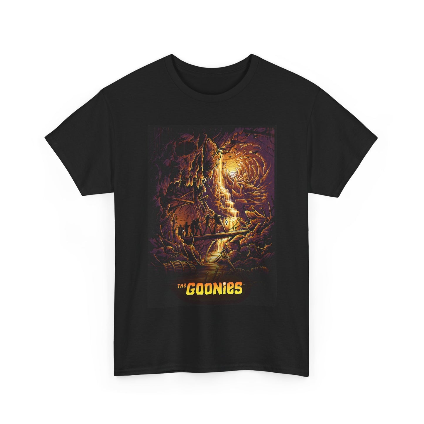The goonies shirt movie retro art vintage 90s kids Unisex Heavy Cotton Tee