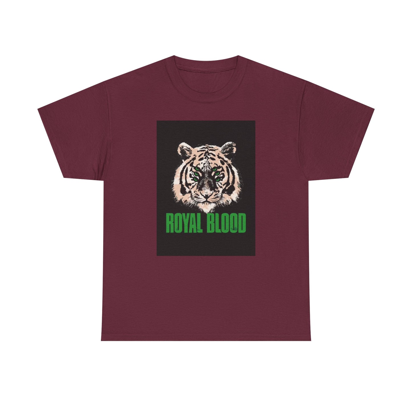 Royal Blood Tshirt Rock band Graphic Tiger Unisex Heavy Cotton Tee Vintage art