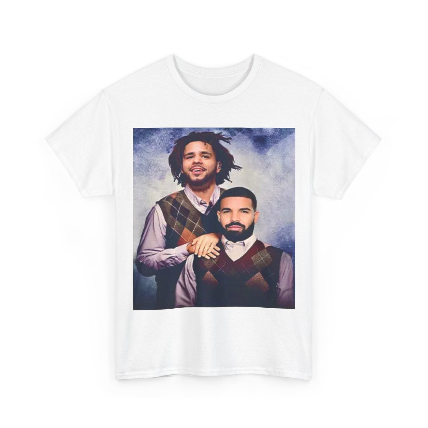 Drake T-shirt j Cole Stepbrothers tee hip hop vintage  funny tour Heavy Cotton